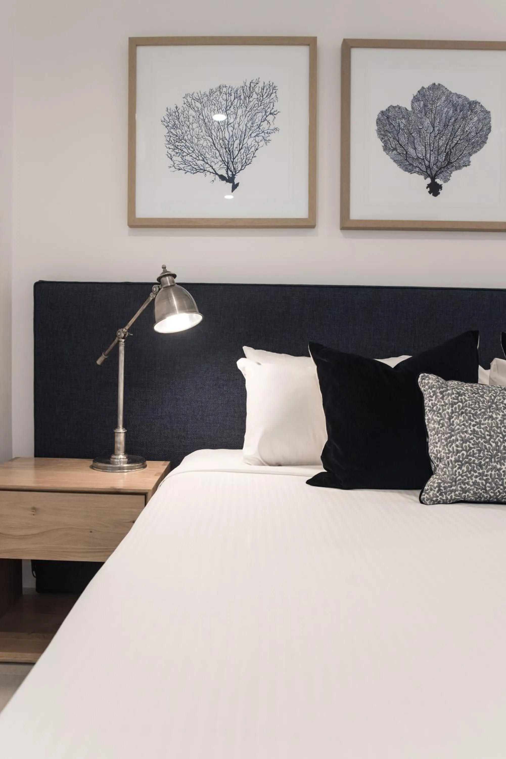 Bed in On The Beach Noosa Resort