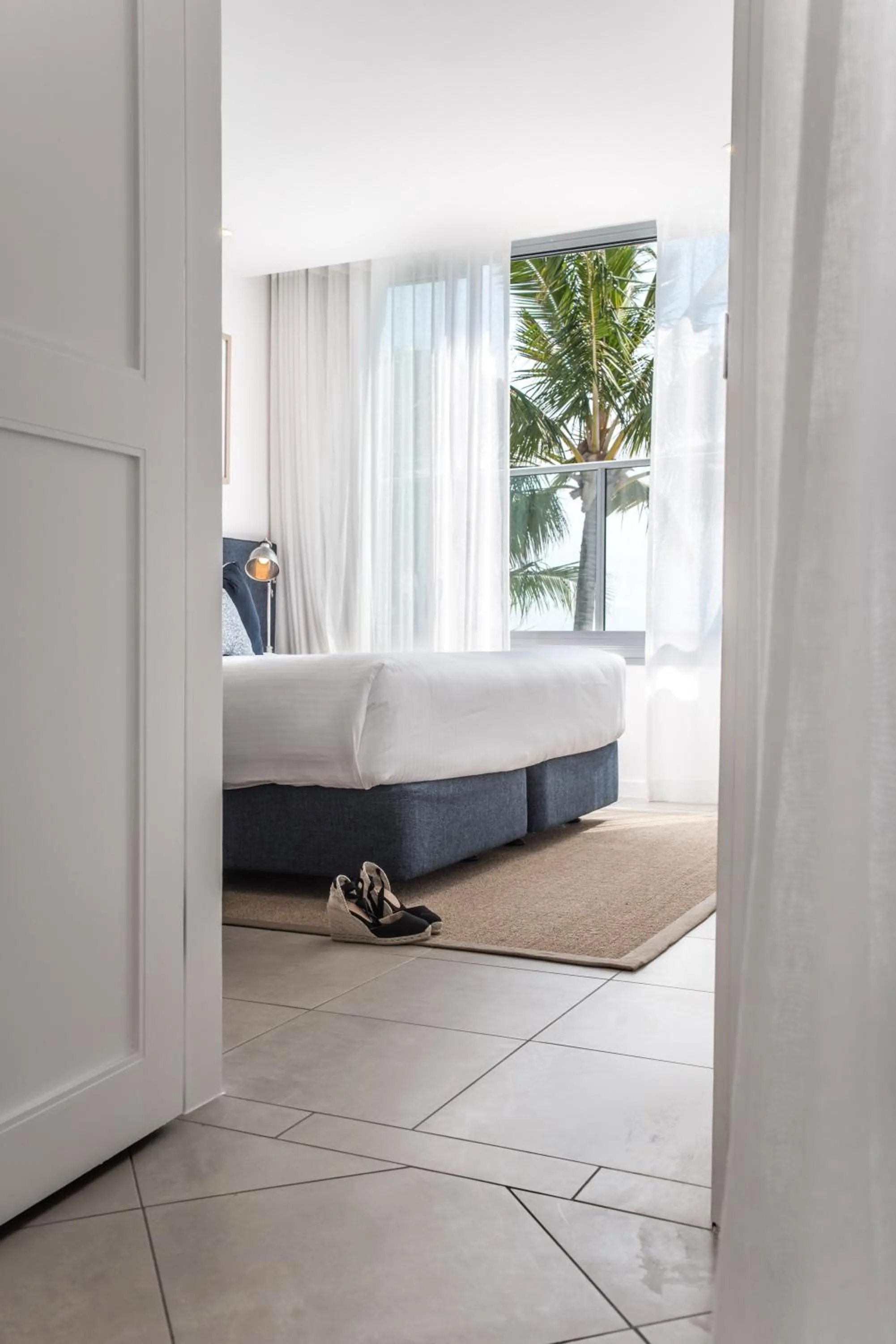 Bed in On The Beach Noosa Resort