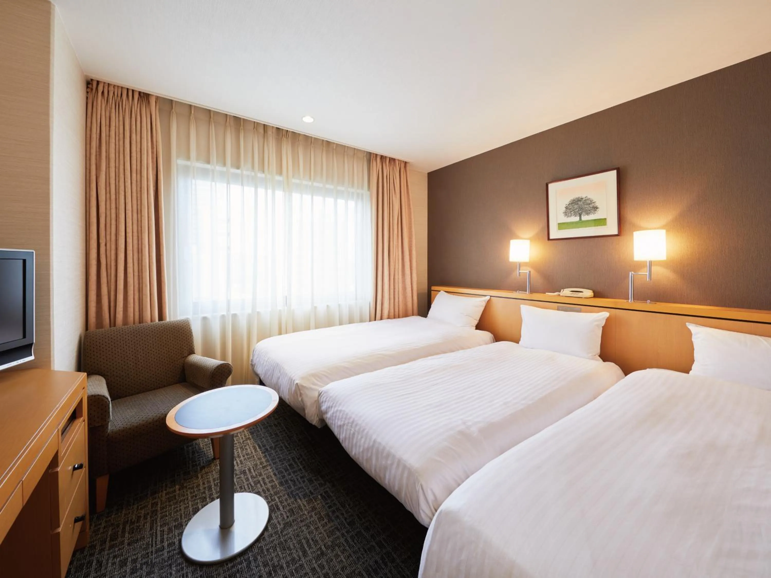 Photo of the whole room, Bed in Hotel Agora Osaka Moriguchi