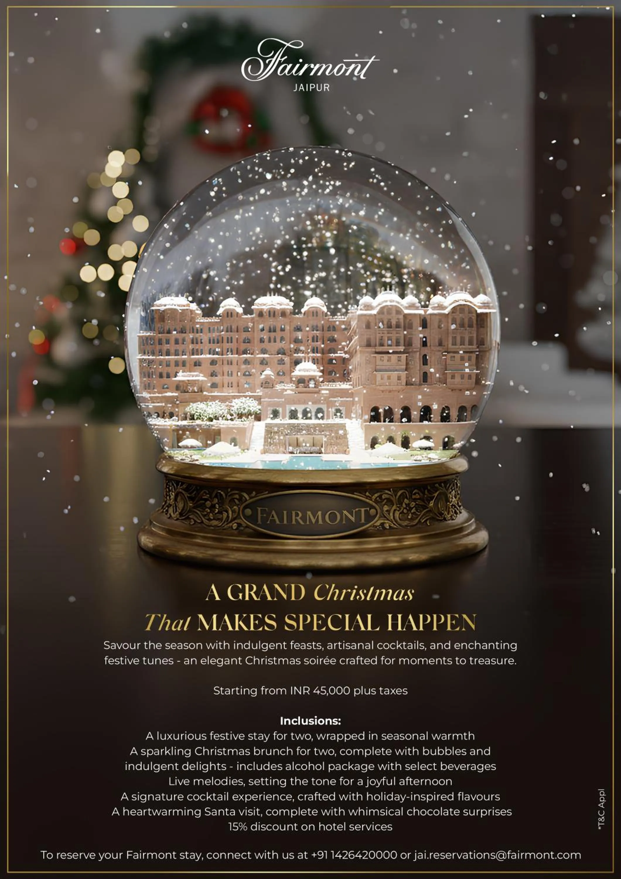 Property building in Fairmont Jaipur