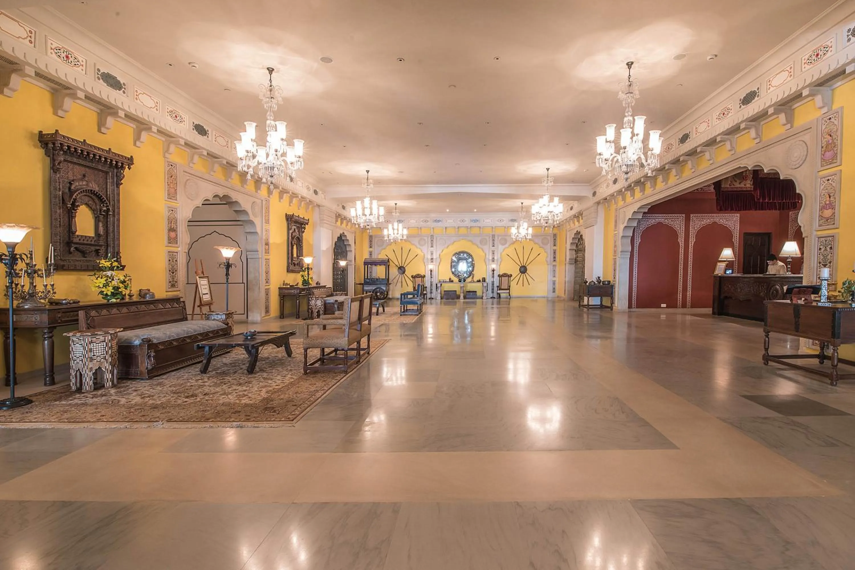 Lobby or reception in Fairmont Jaipur