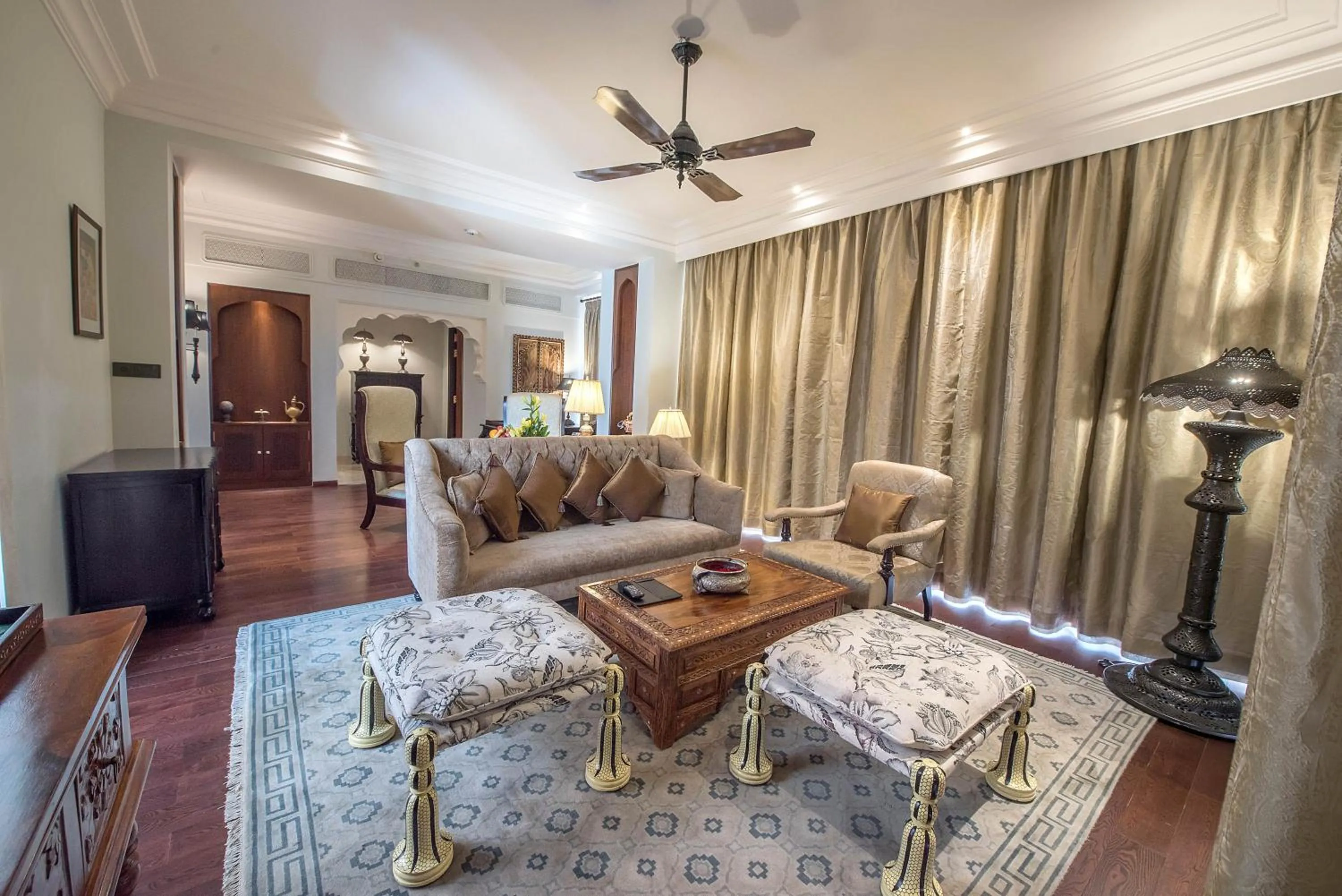 Seating area in Fairmont Jaipur