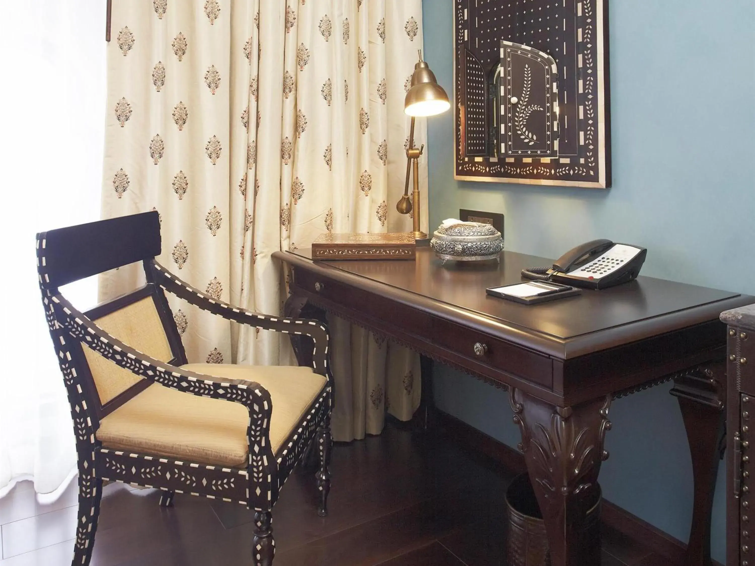 Fairmont Gold Twin Room: 2 complimentarycraft beers or signature cocktail at Anjum per room per stay, Happy Hours (Buy 1 Get 1) at Anjum Bar on Select beverages, 20% off on F&B and Laundry // Set dinner for couple at Zarin @ INR 5000 ++ in Fairmont Jaipur Fairmont Gold Twin Room: 2 complimentarycraft beers or signature cocktail at Anjum per room per stay, Happy Hours (Buy 1 Get 1) at Anjum Bar on Select beverages, 20% off on F&B and Laundry // Set dinner for couple at Zarin @ INR 5000 ++ in Fairmont Jaipur