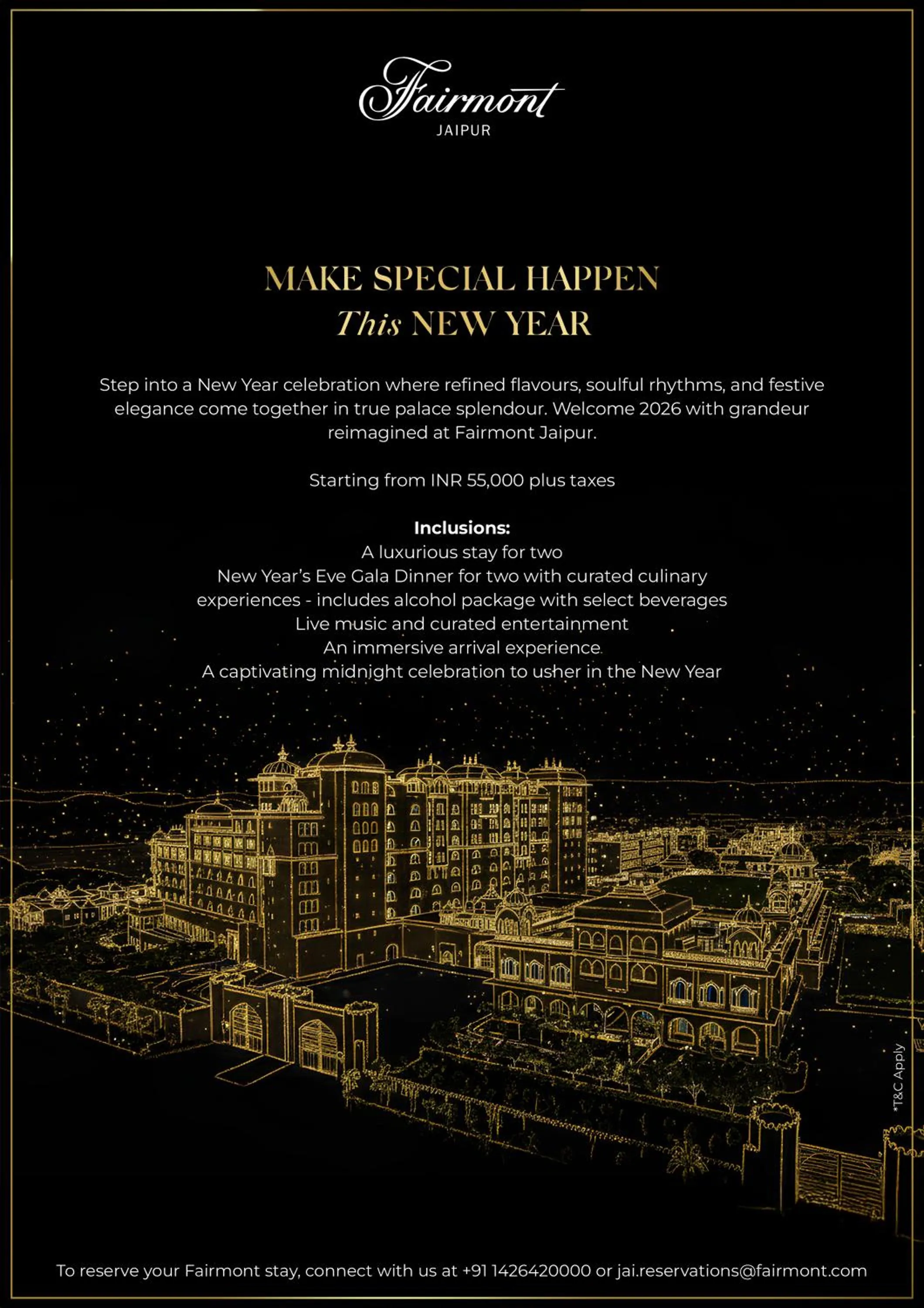 Property building in Fairmont Jaipur