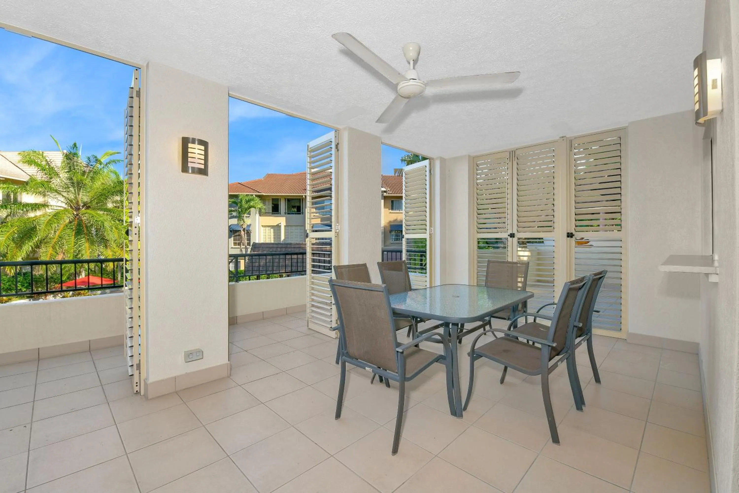 Patio in The Lakes Resort Cairns