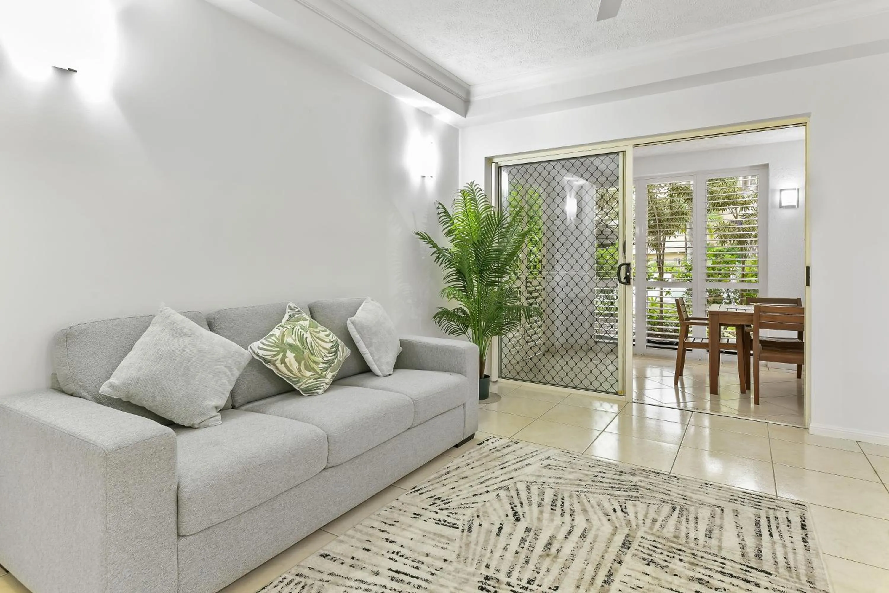 Living room in The Lakes Resort Cairns