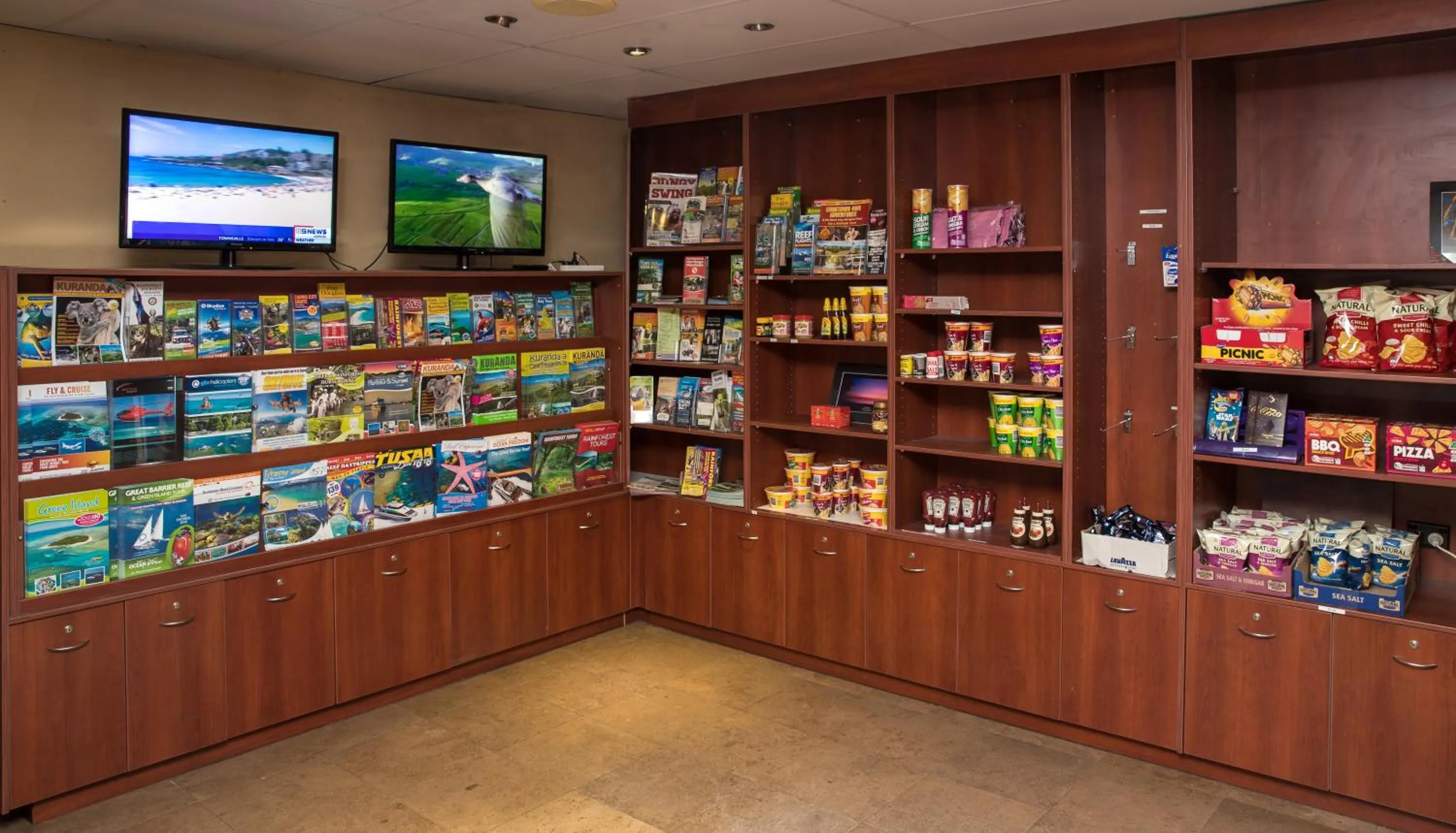 On-site shops in The Lakes Resort Cairns