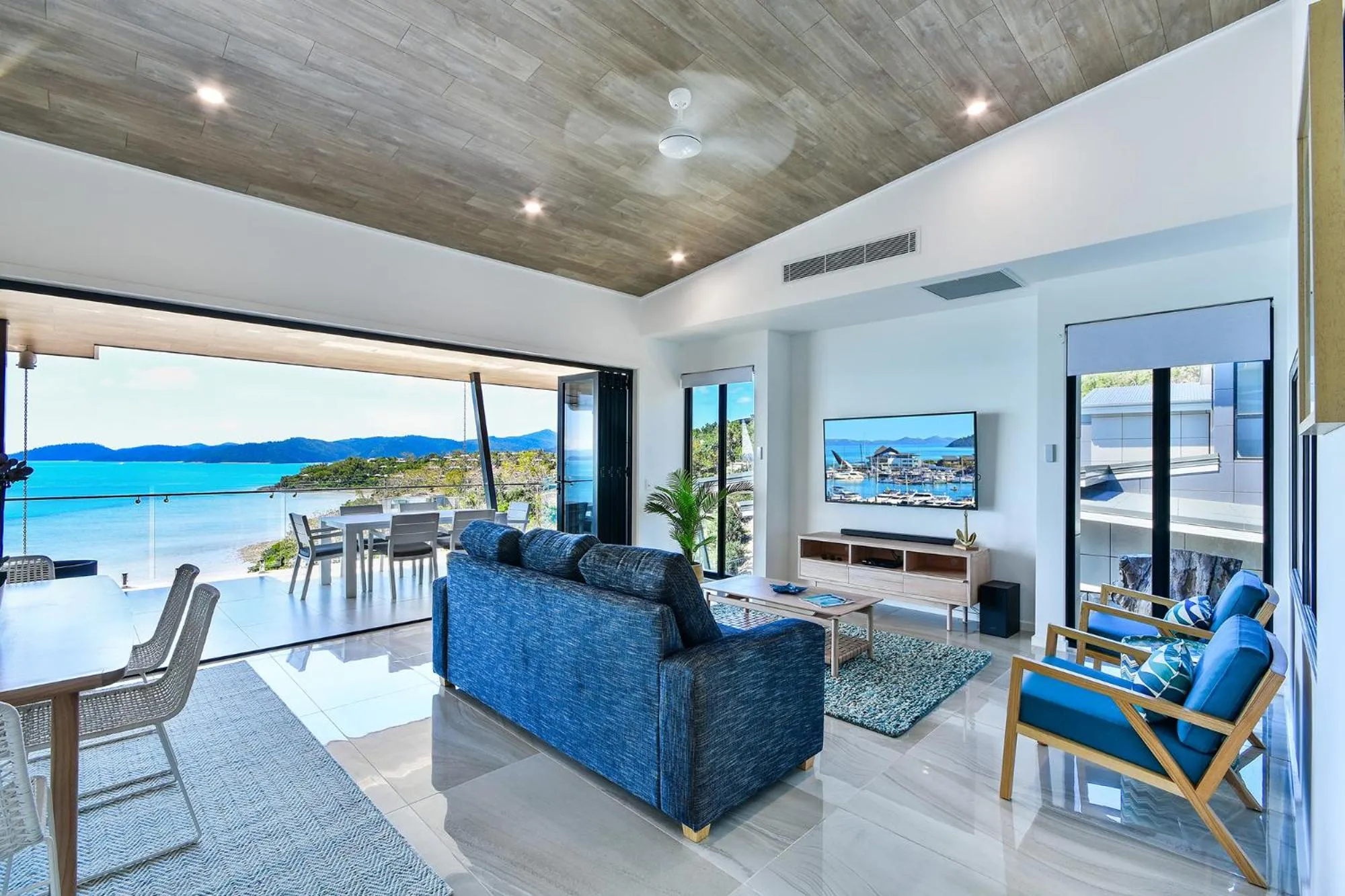 Living room in Hamilton Island Holiday Homes