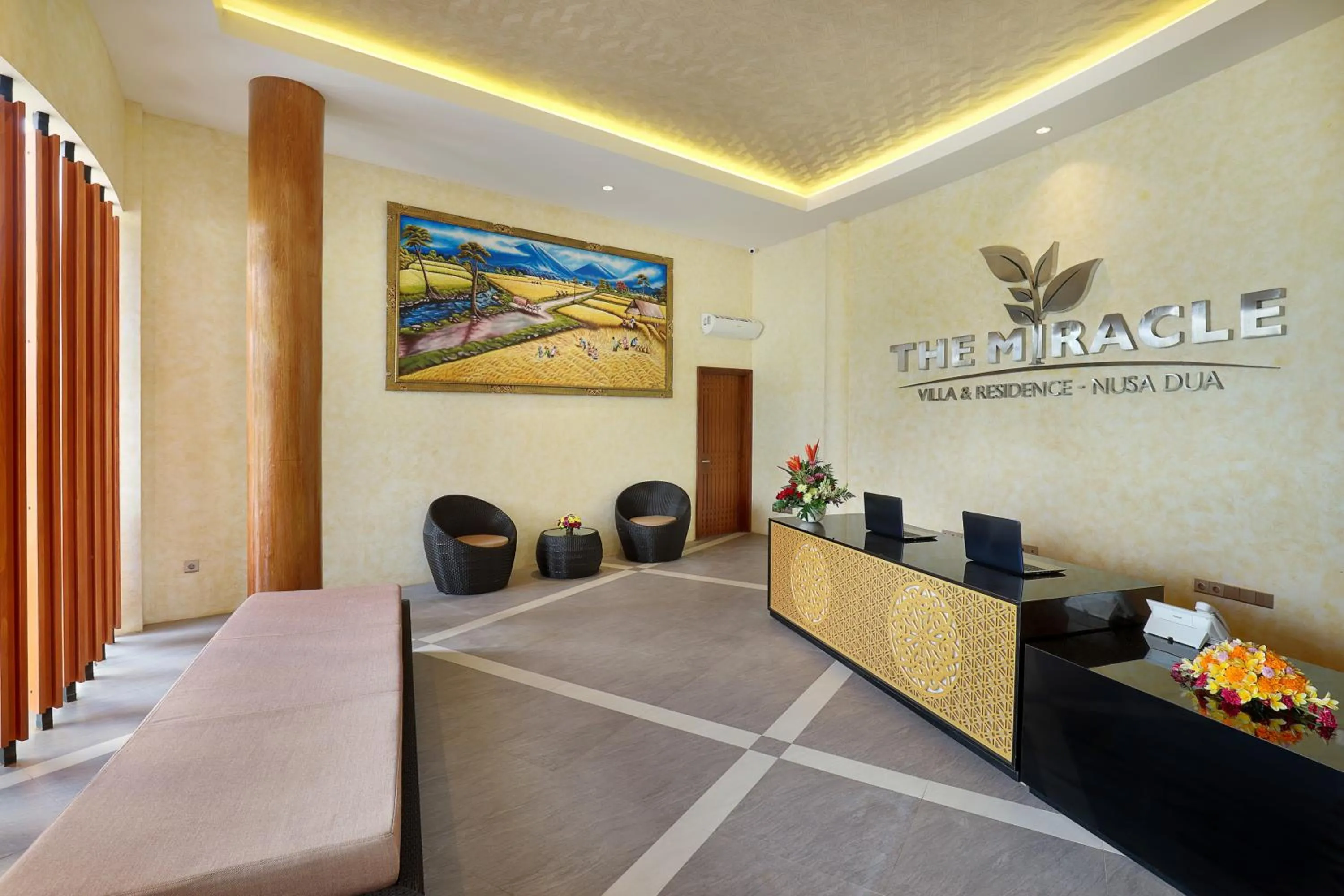 Lobby or reception in The Miracle Villa Nusa Dua