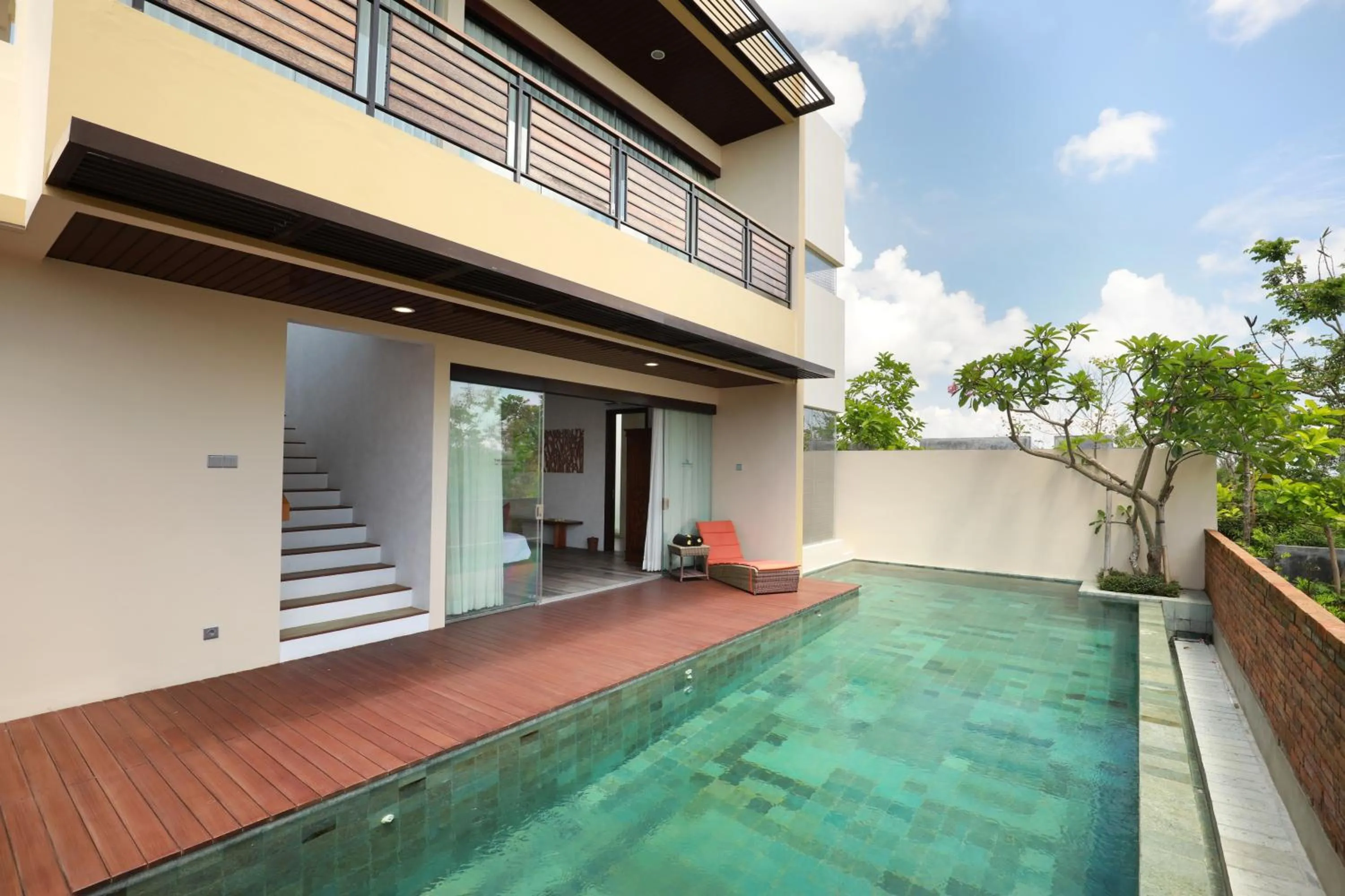 Pool view in The Miracle Villa Nusa Dua