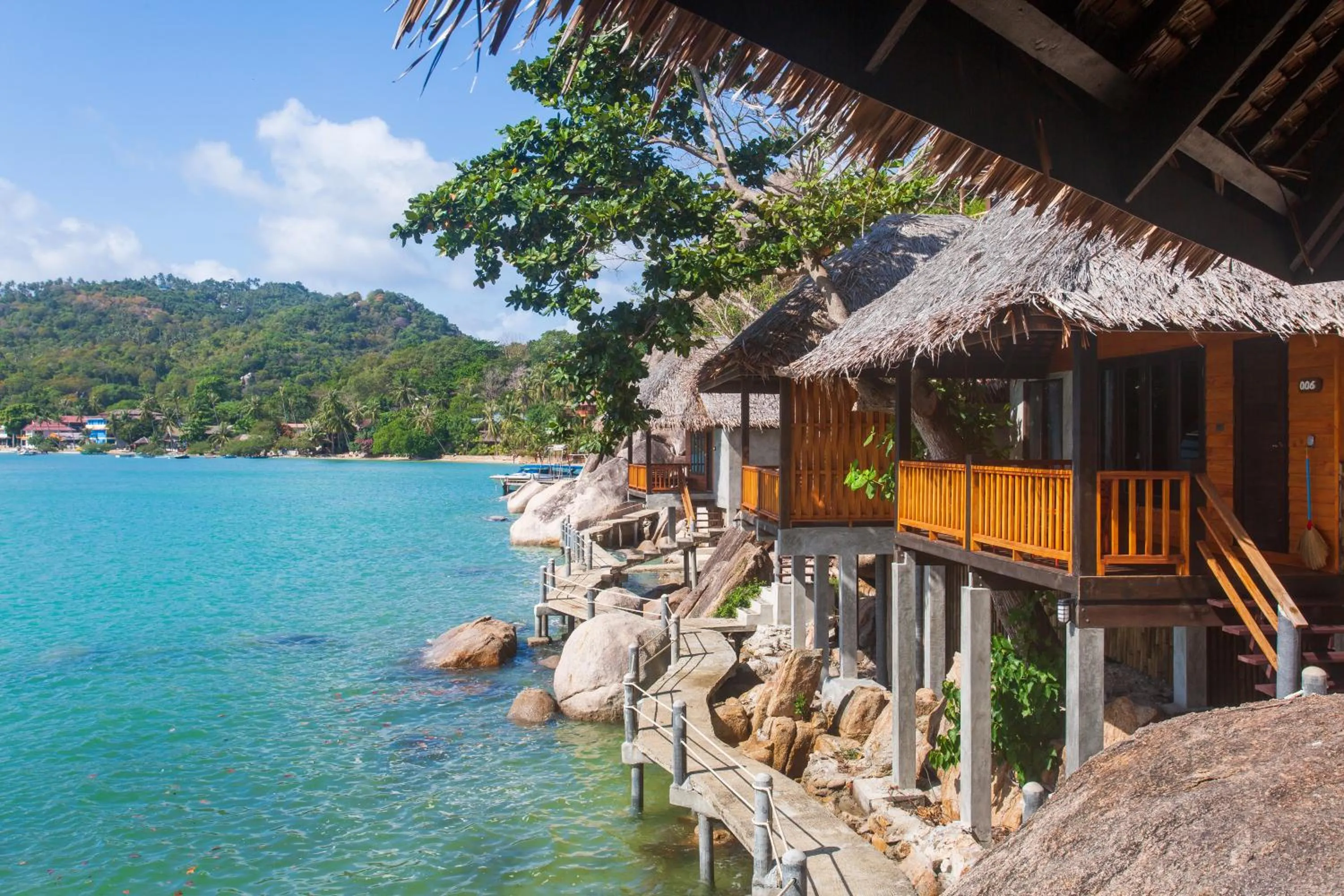 Sea view in Koh Tao Relax Freedom Beach Resort