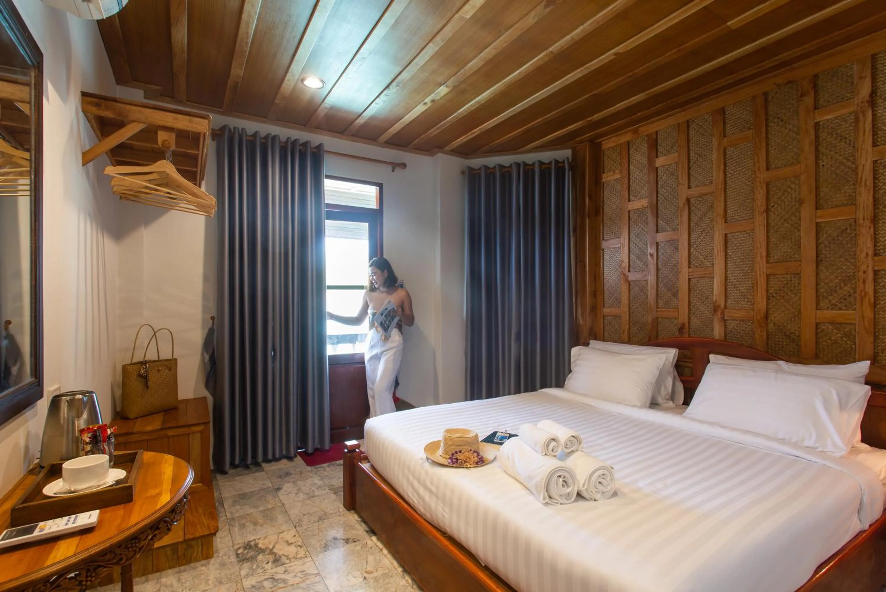 Bedroom, Bed in Koh Tao Relax Freedom Beach Resort