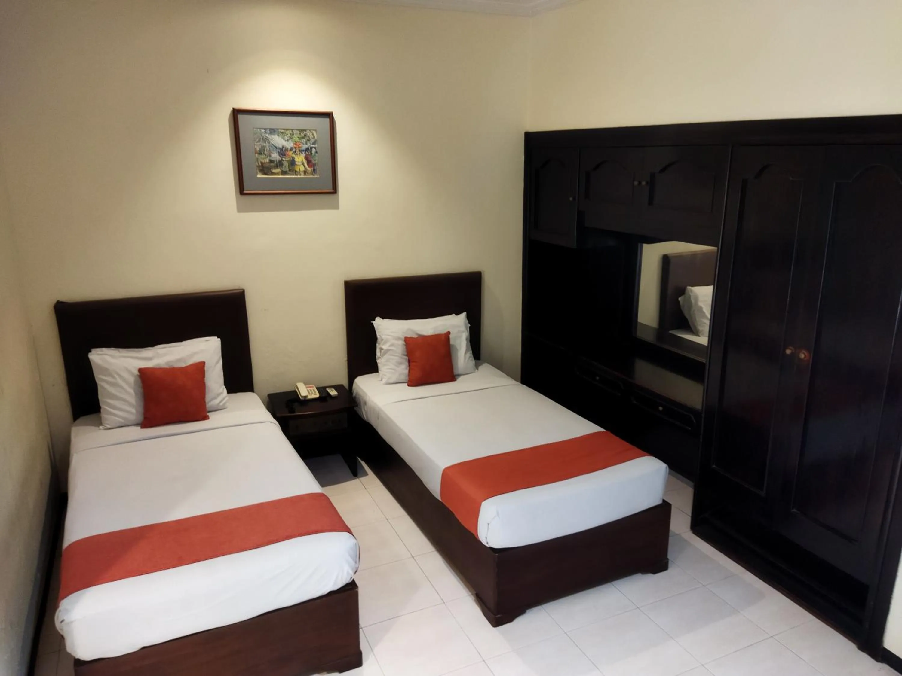 Bed in Hotel Montana Dua Malang