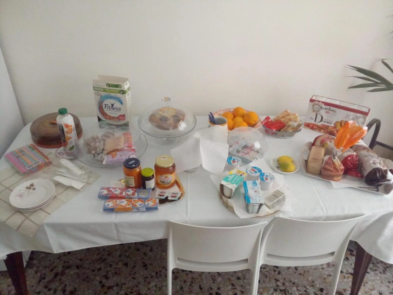 Continental breakfast in Victoria