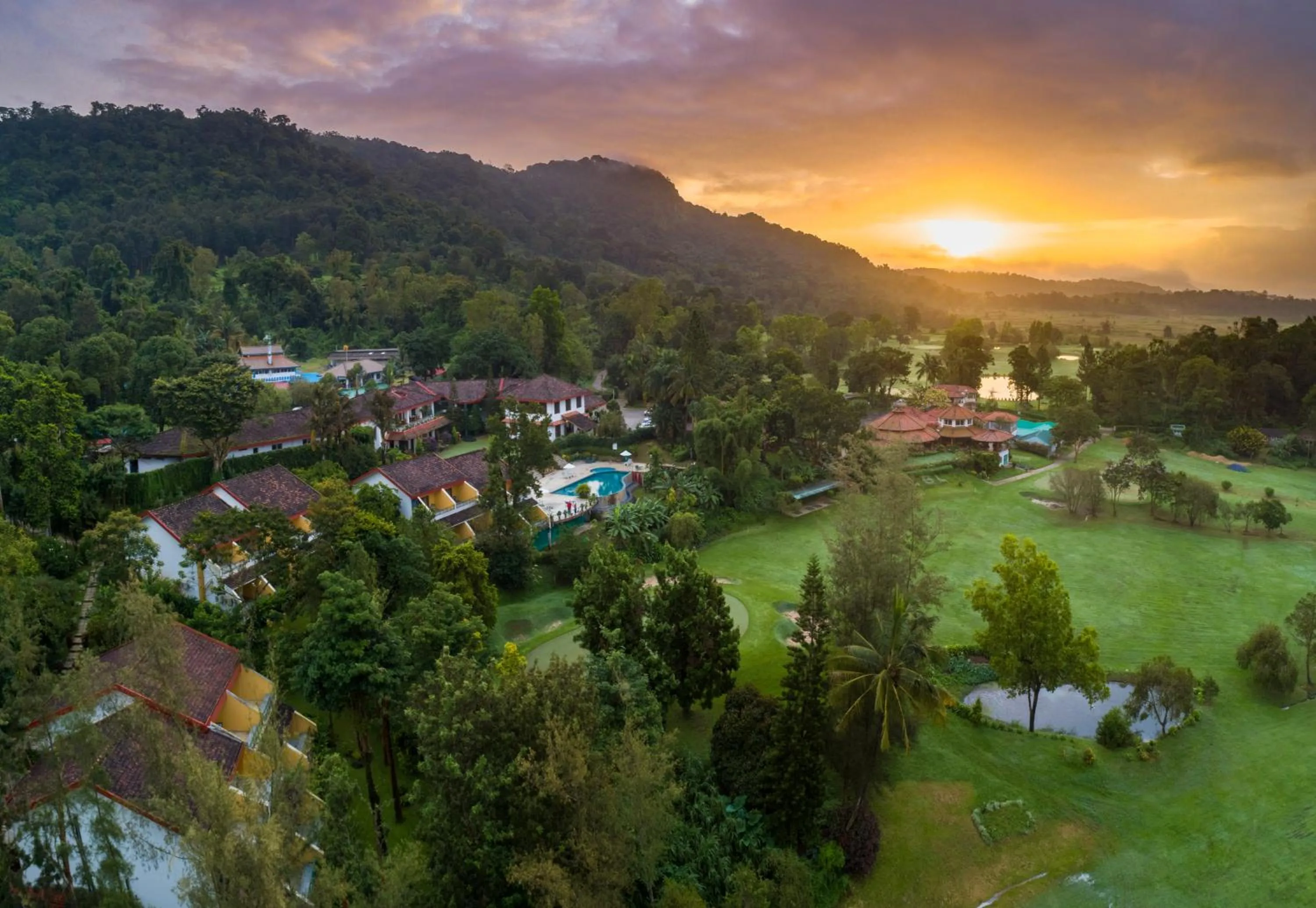 Bird's eye view in Amritara Ambatty Greens Resort