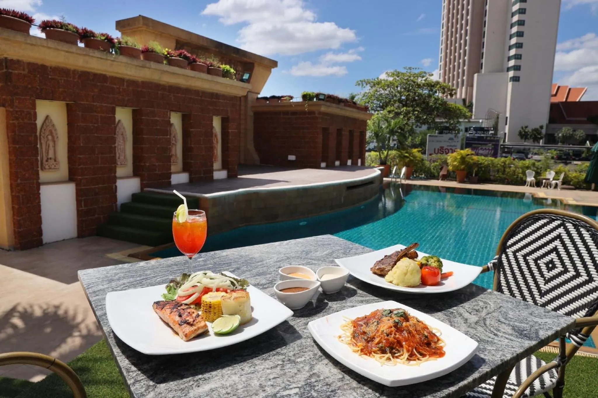 Pool view in Kosa Hotel & Wellness Center