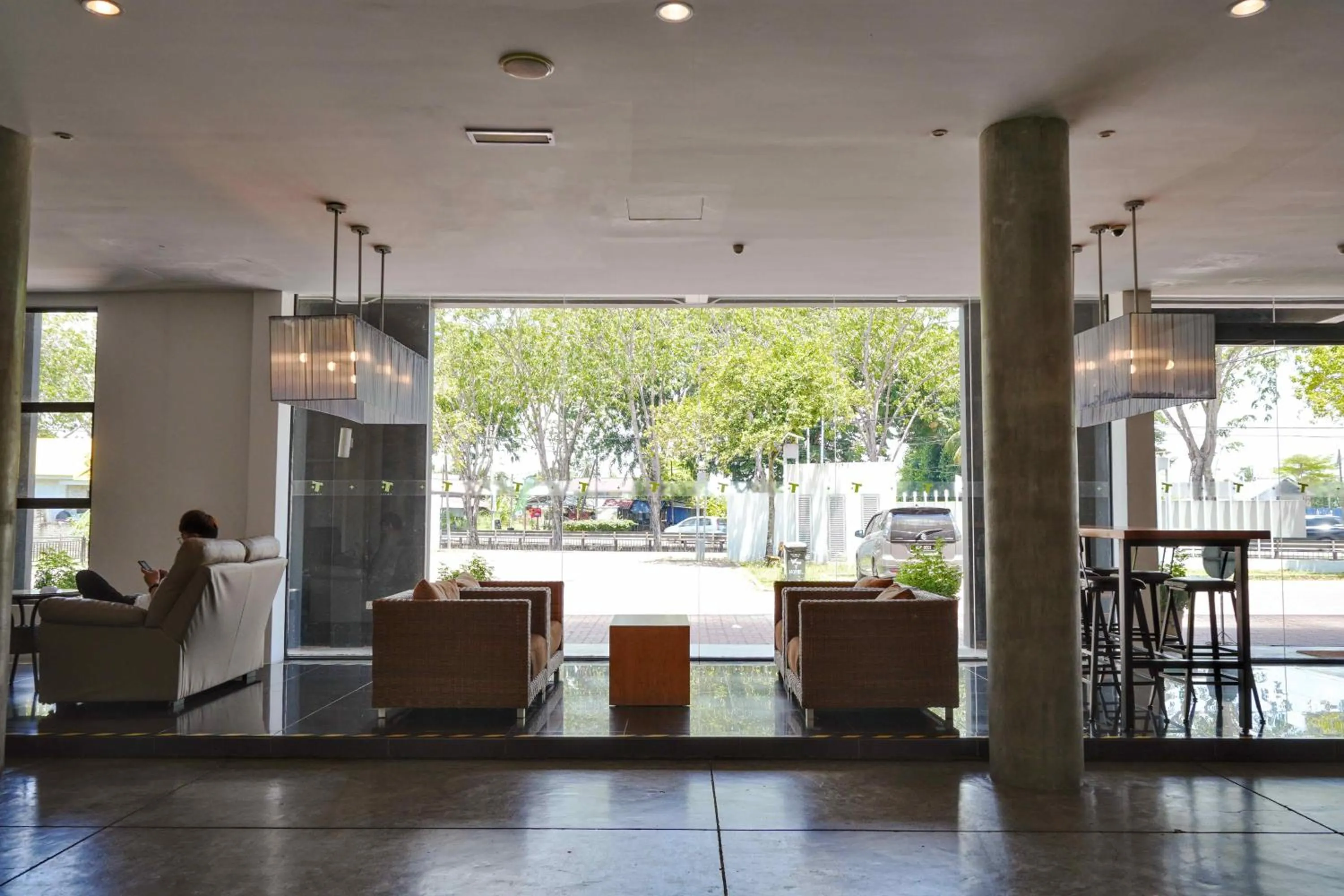 Lobby or reception in T+ Hotel Sungai Korok