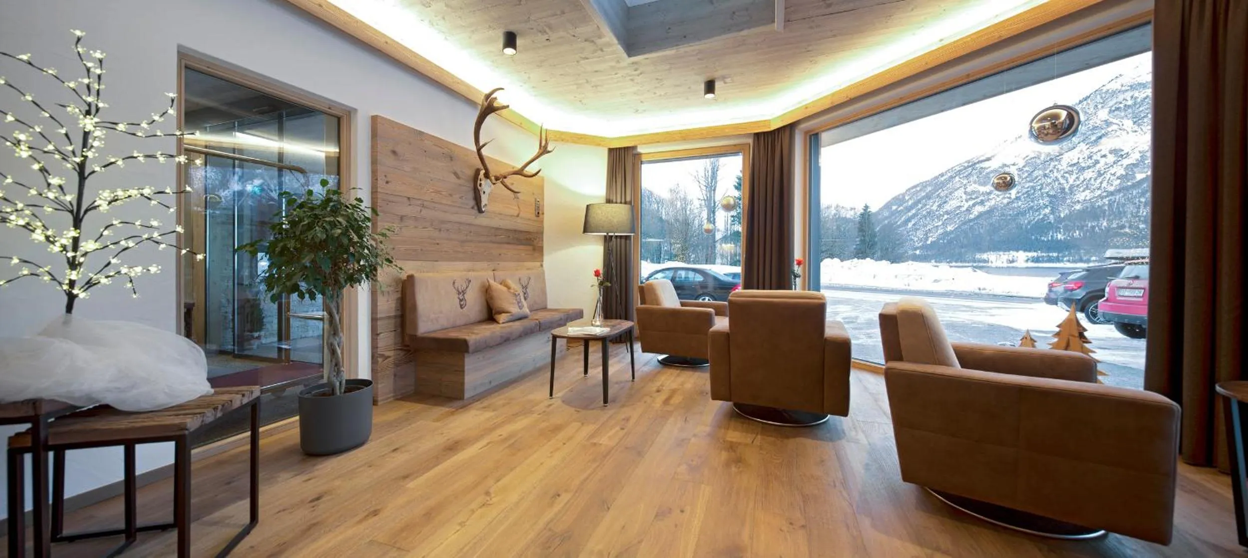 Lobby or reception in Hotel Bergland