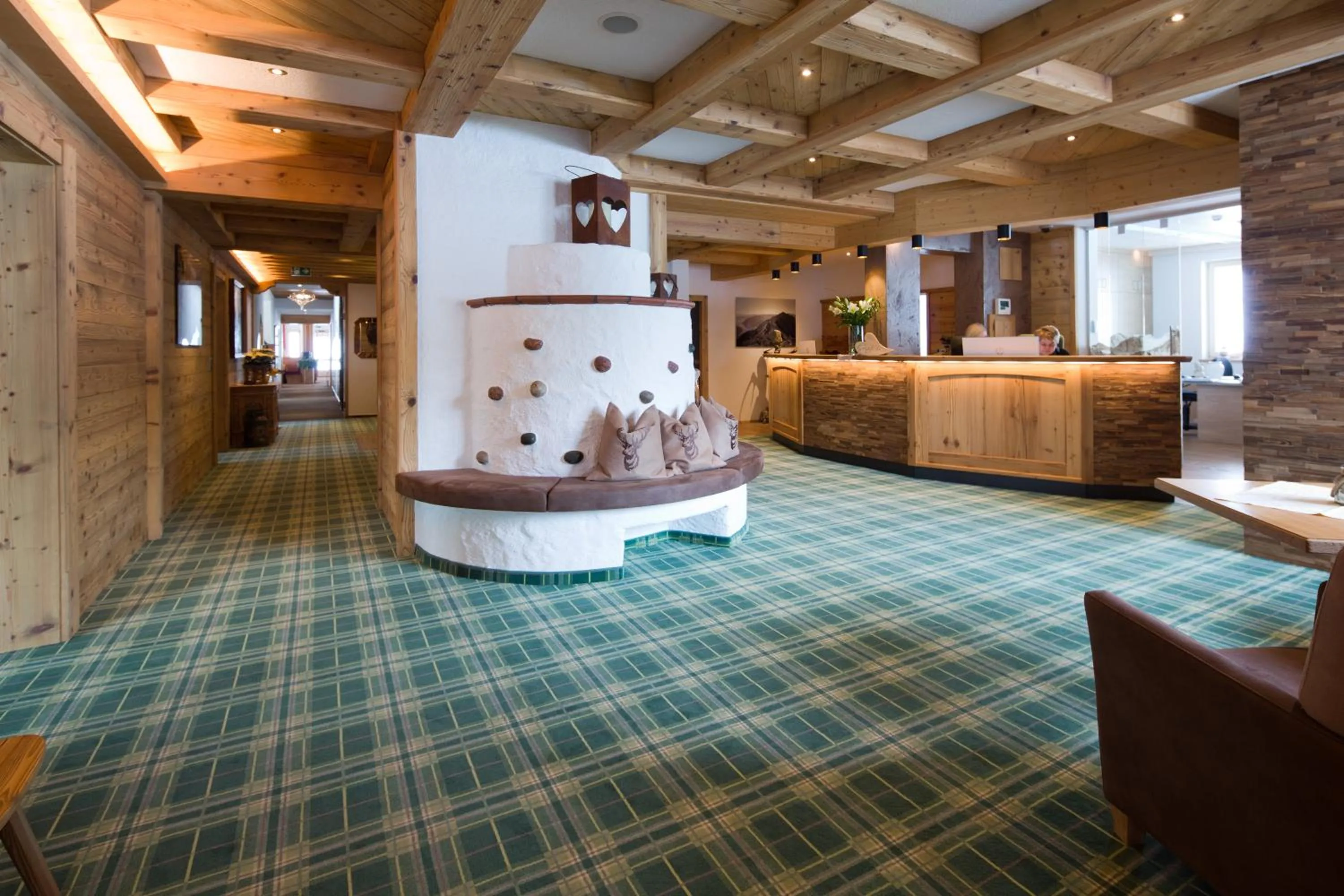 Lobby or reception in Hotel Bergland