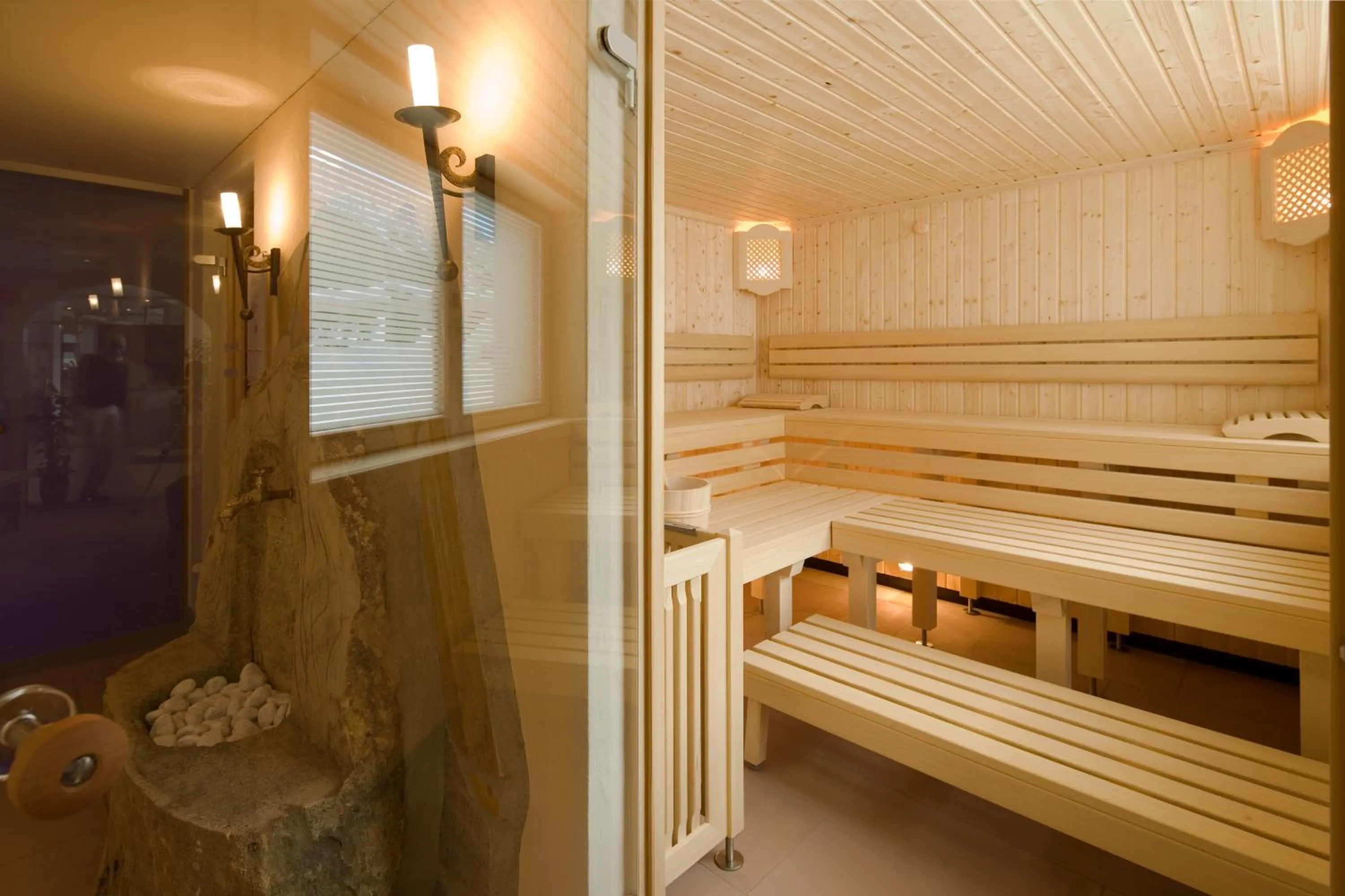 Sauna in Hotel Bergland