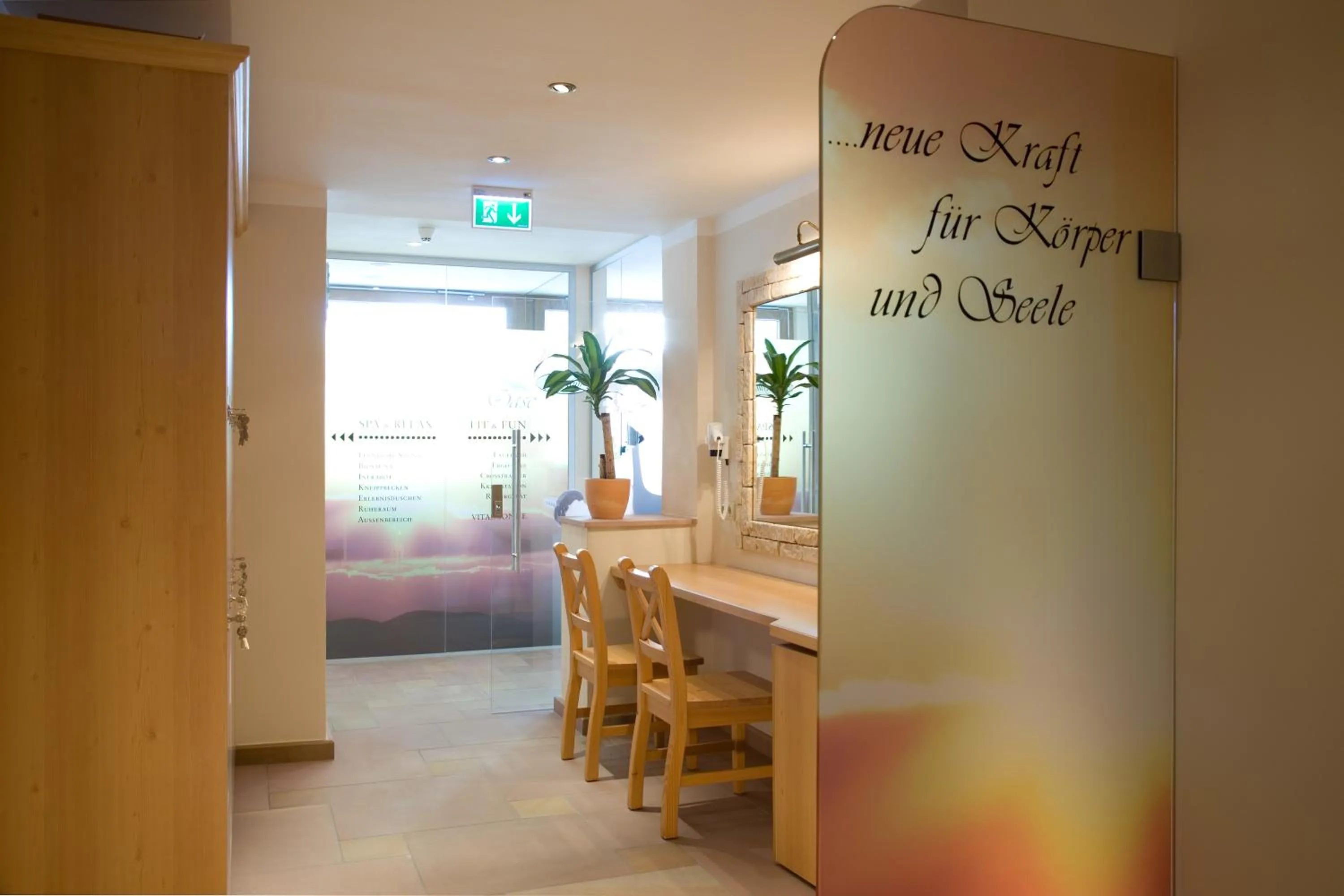 Sauna, Bed in Hotel Bergland