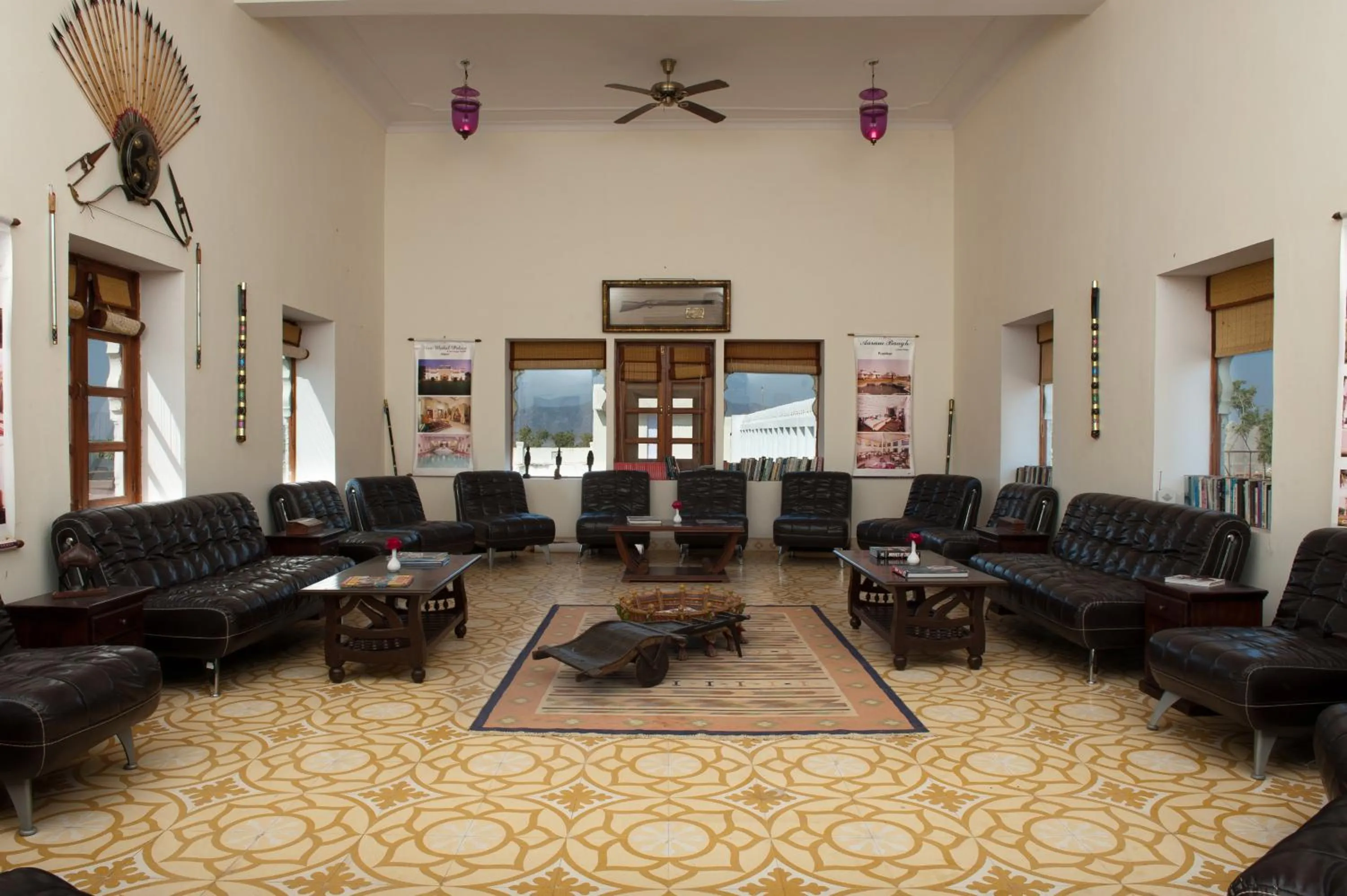 Lobby or reception in Aaram Baagh Pushkar by Pachar Group