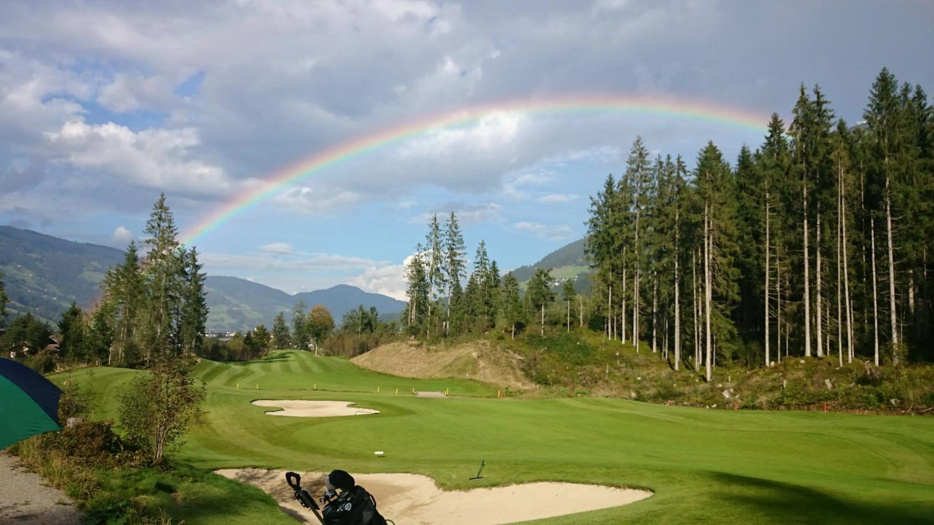Golfcourse in Hotel Alpenhof