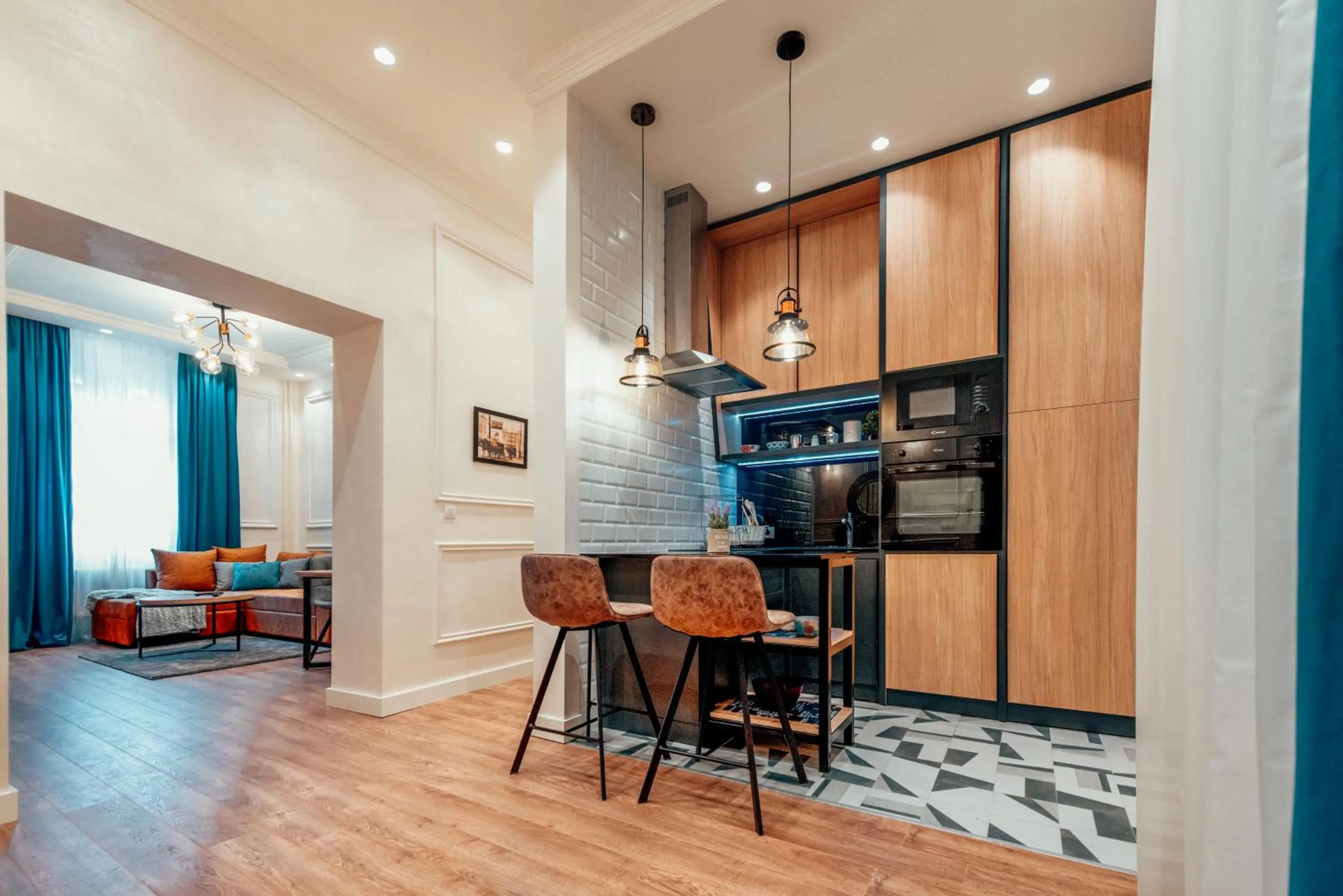 Kitchen or kitchenette in Miha Luxury Apartment