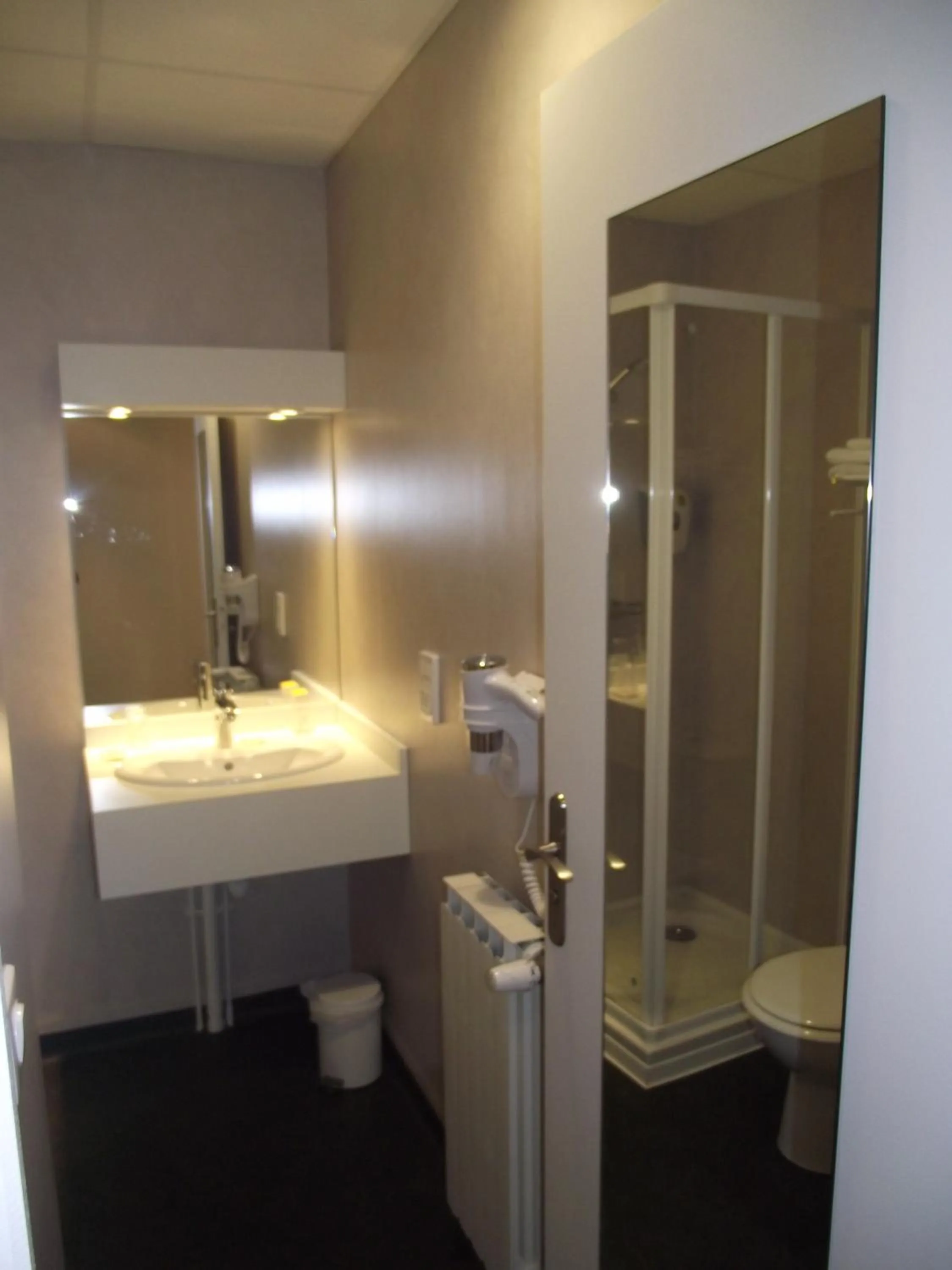 Bathroom in Logis Hotel des Bourbons Montluçon Climatisé