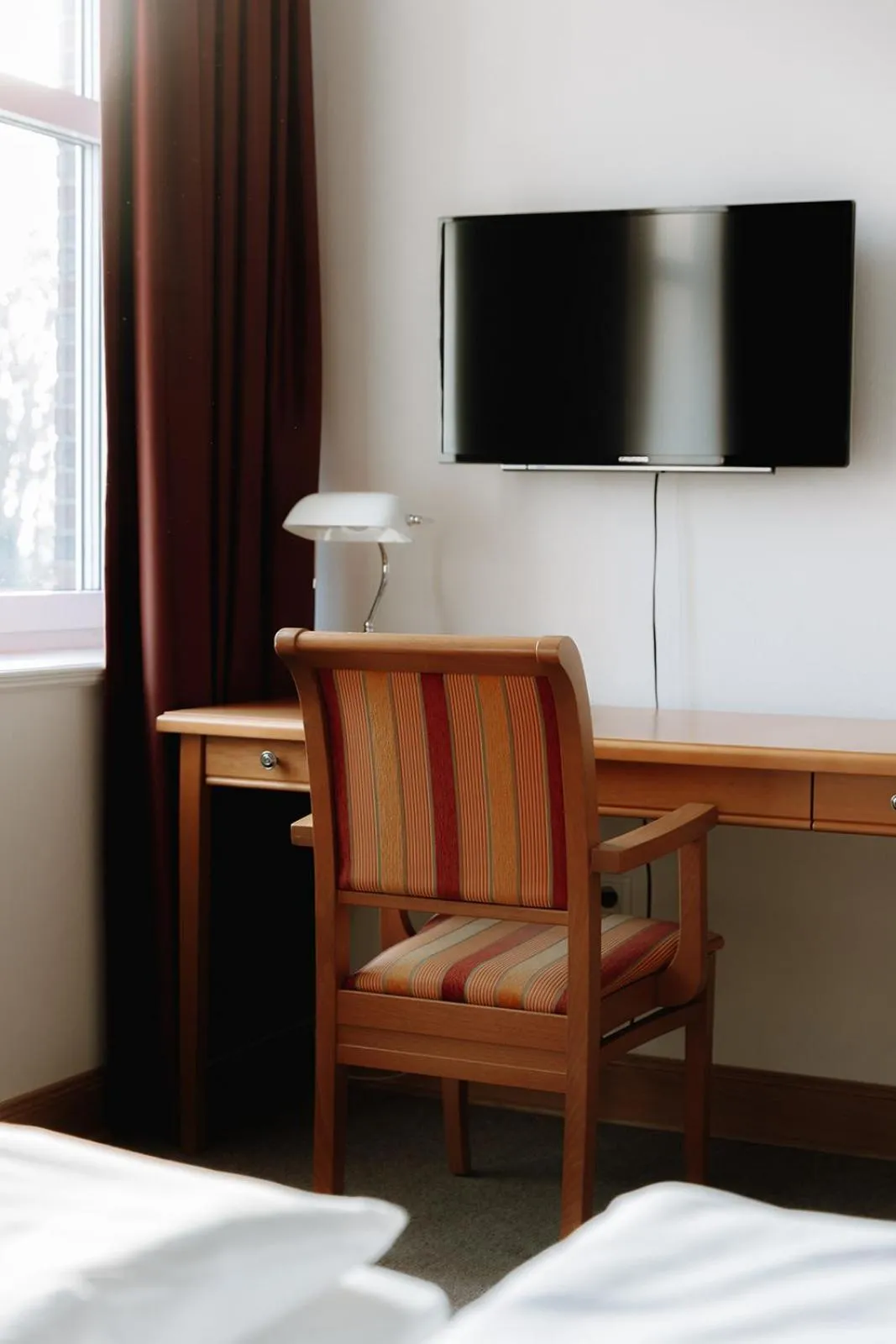 Decorative detail, Bed in Hotel zur Treene