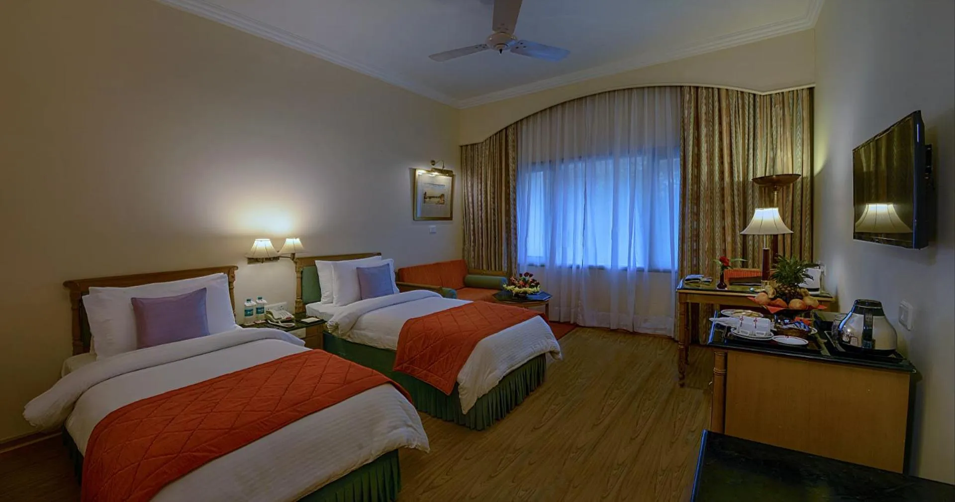 Photo of the whole room, Bed in Hotel Clarks Varanasi Limited