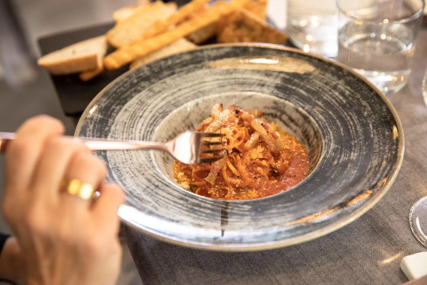 Food and drinks in Palazzo Dei Mercanti - Dimora & Spa