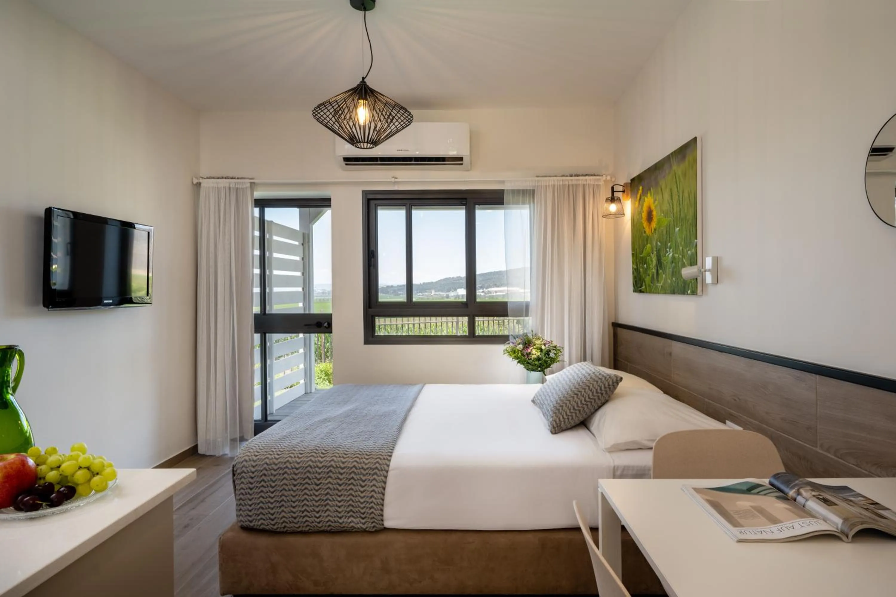 Photo of the whole room, Bed in Holiday Village Kibbutz Mizra