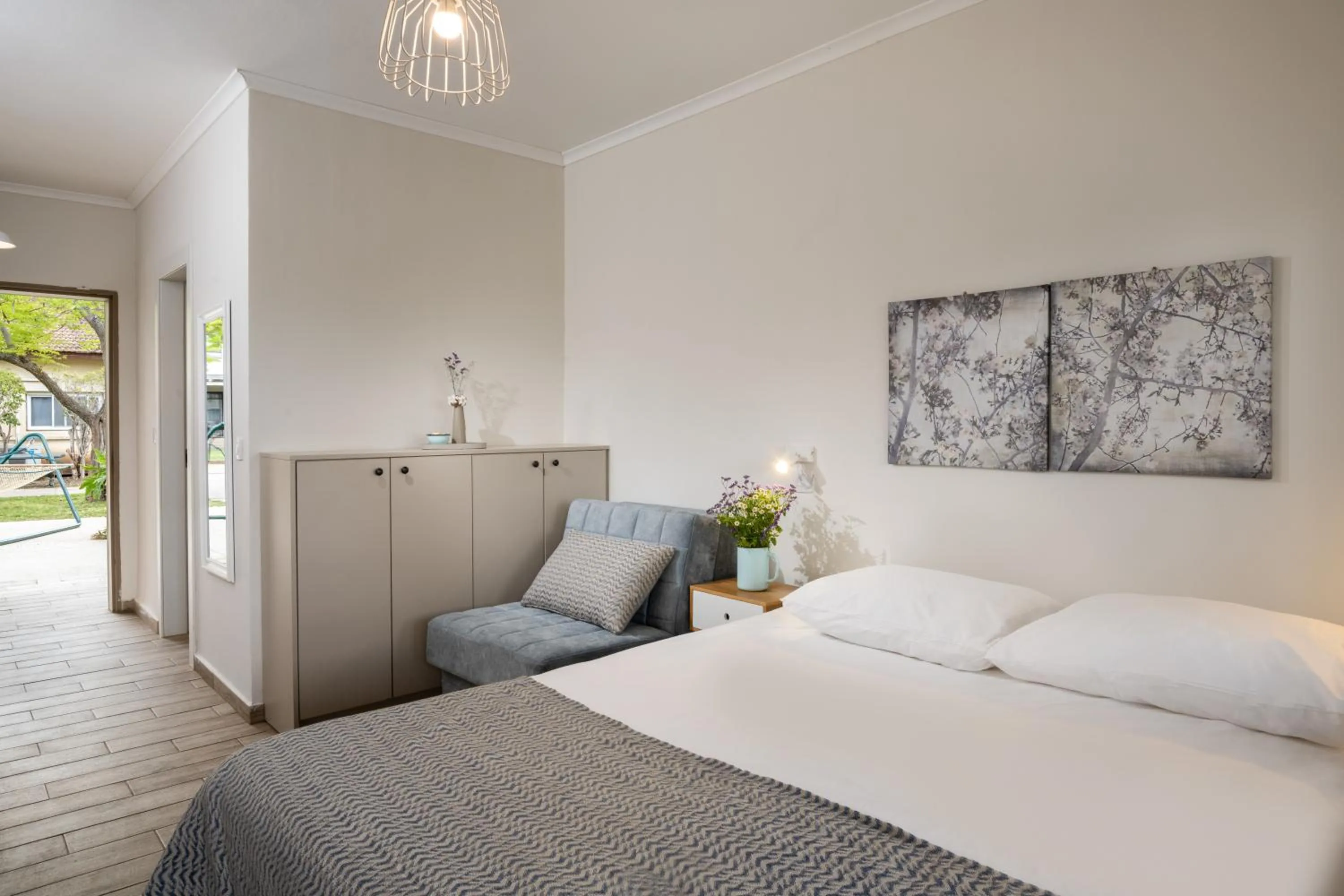 Photo of the whole room, Bed in Holiday Village Kibbutz Mizra