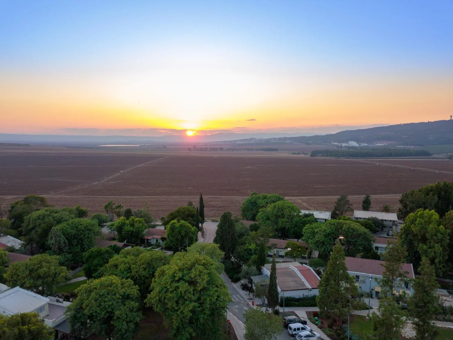 Bird's eye view in Holiday Village Kibbutz Mizra