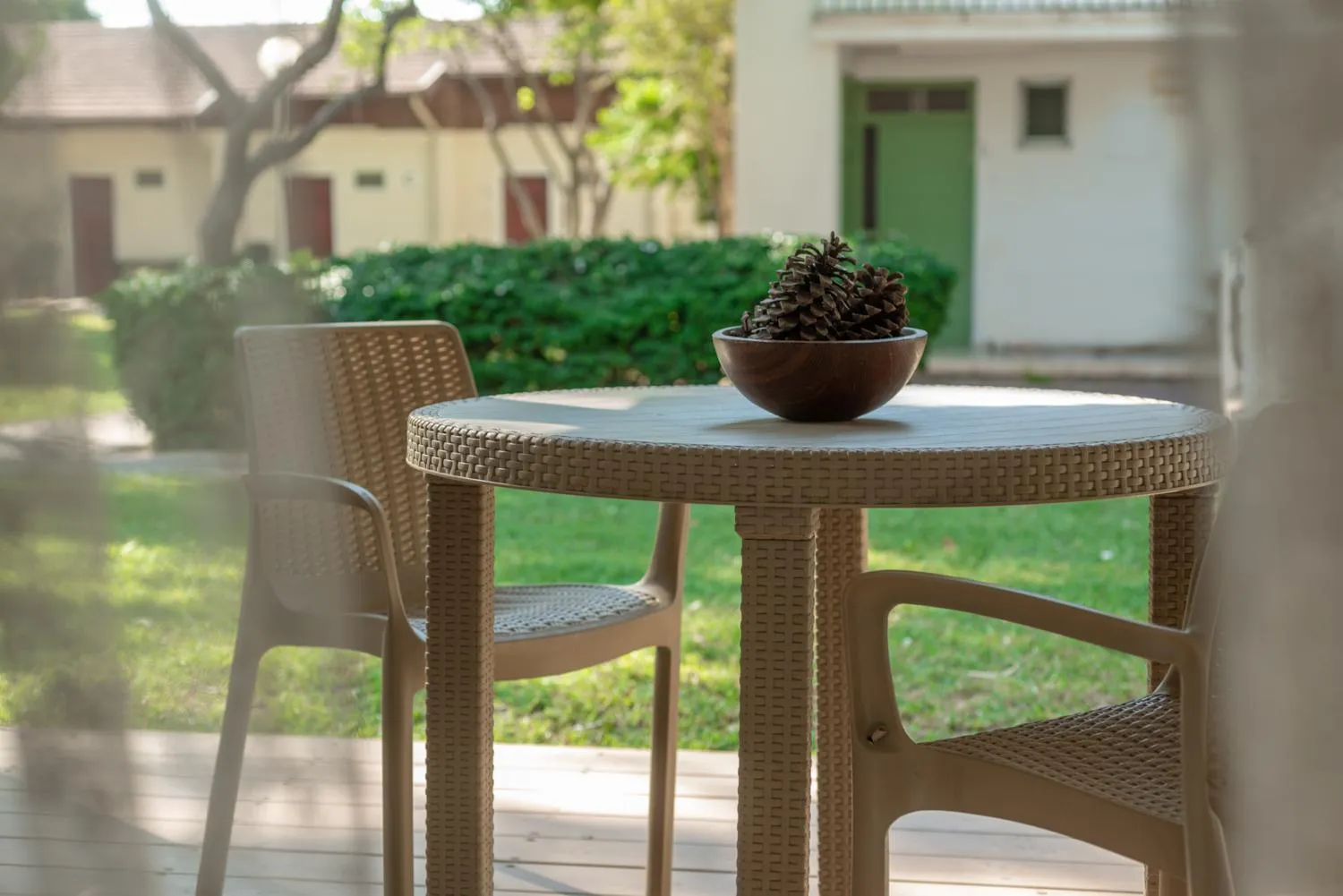 Balcony/Terrace in Holiday Village Kibbutz Mizra