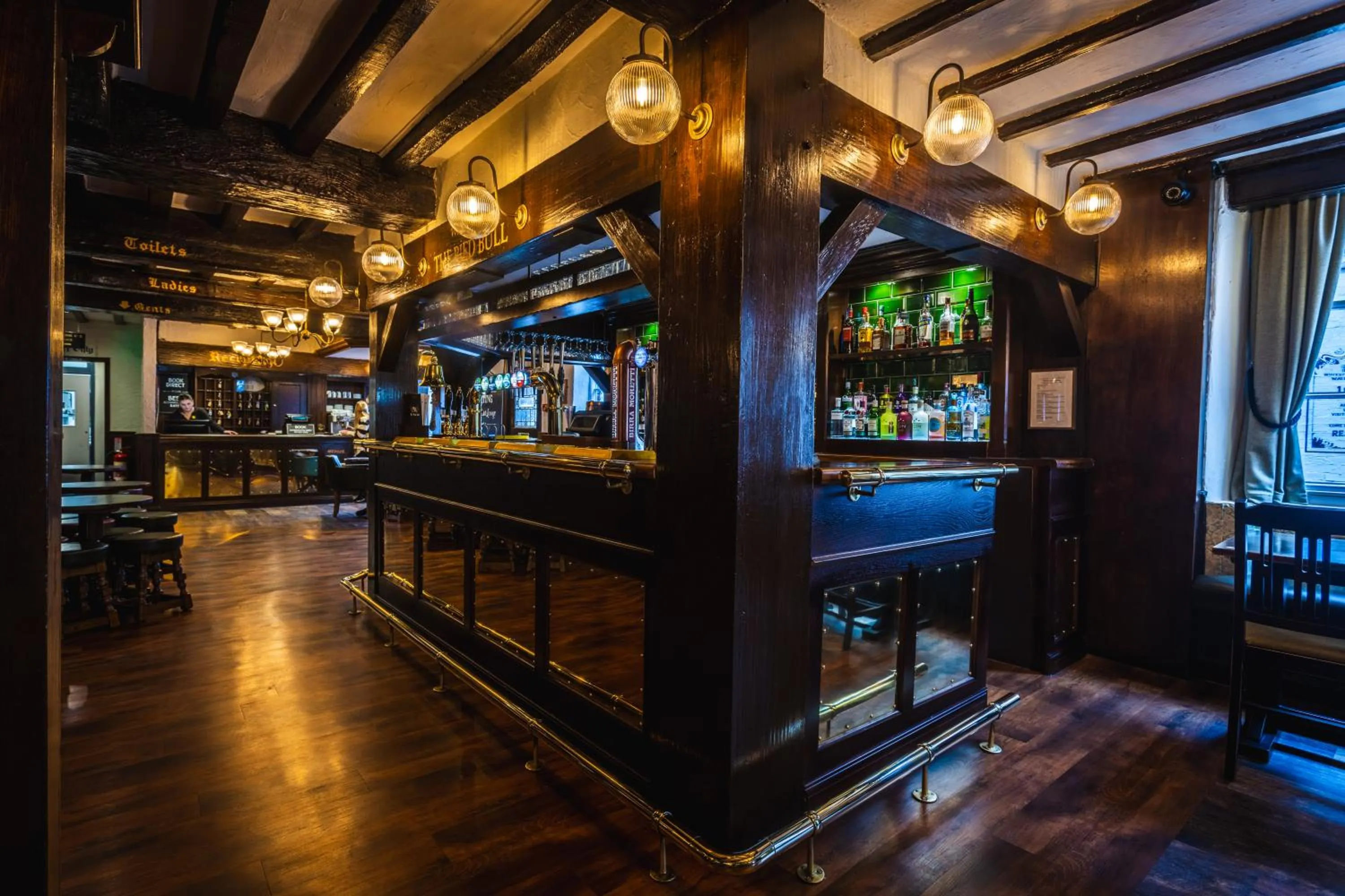 Lounge or bar in The Pied Bull