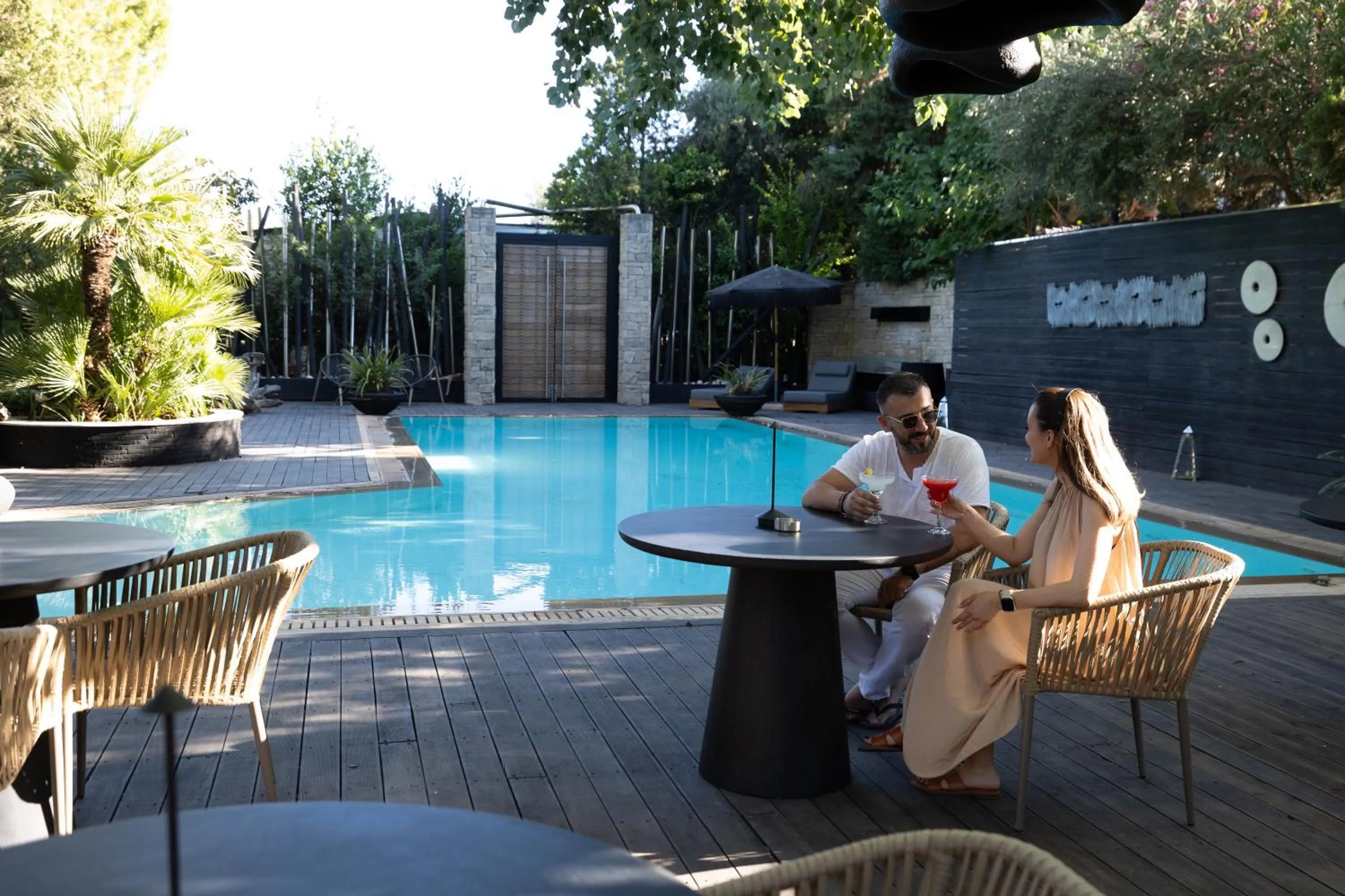 Pool view in Mikelina Boutique Hotel