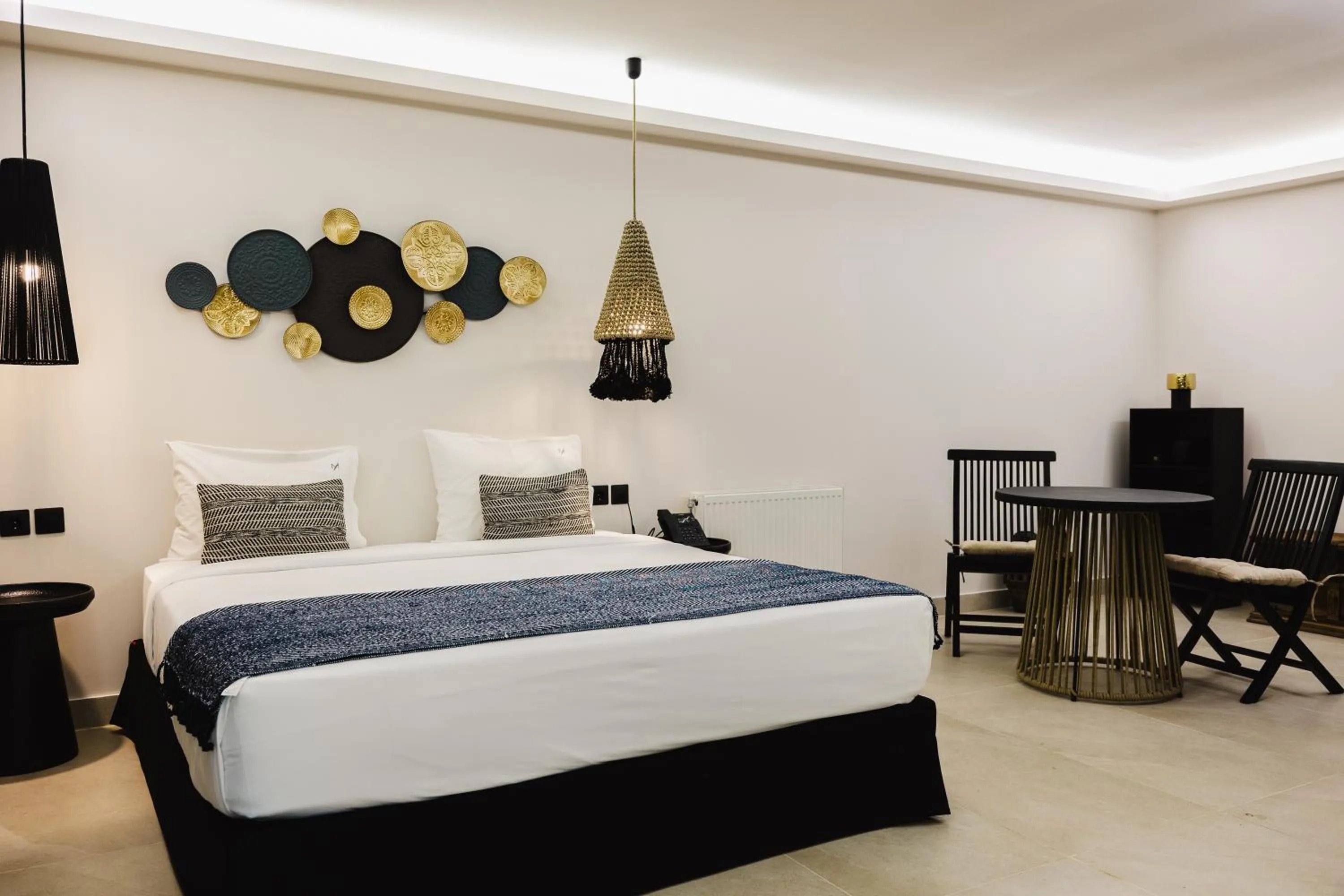 Bed in Mikelina Boutique Hotel