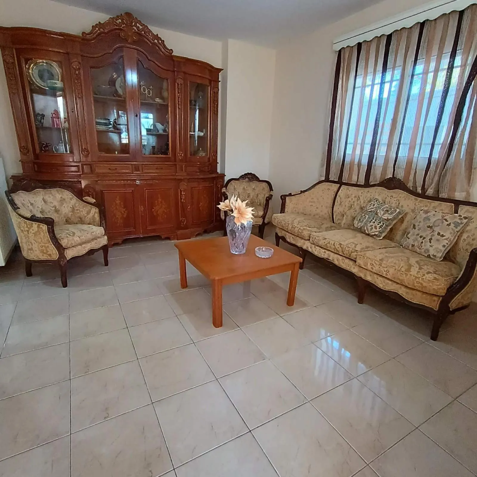 Living room in Stavros Apartments