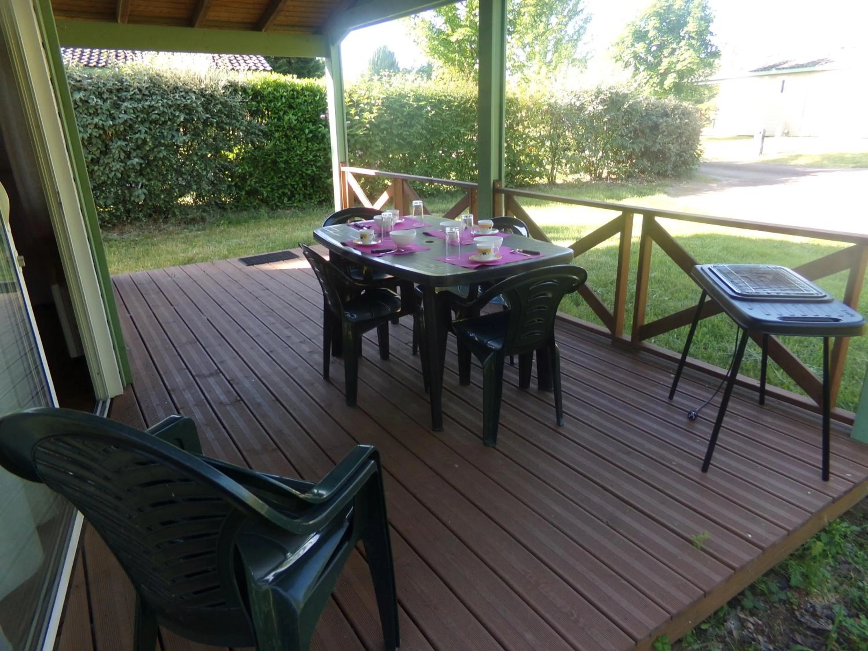 Balcony/Terrace in Terres de France - Les Hameaux de Miel