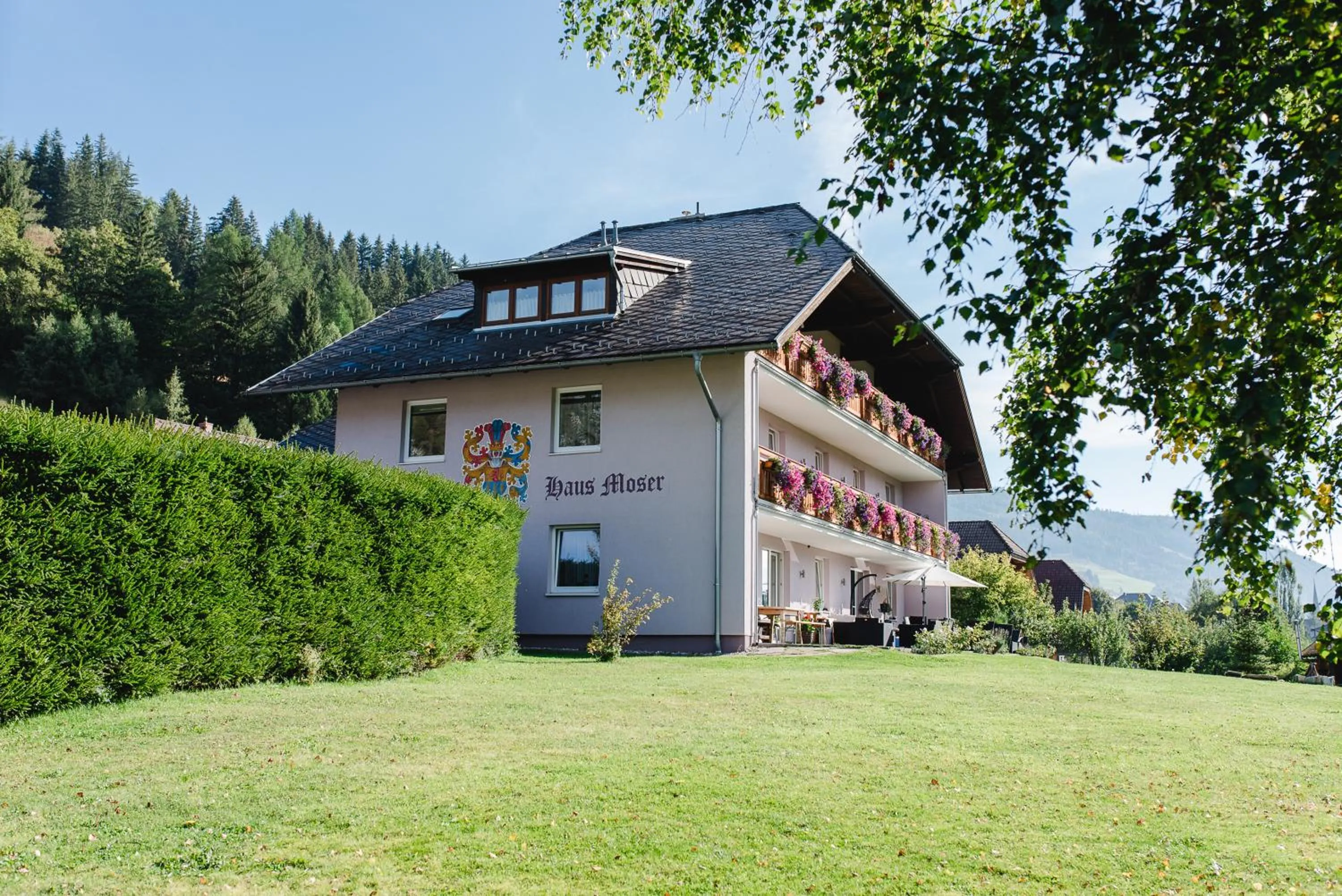 Property building in Appartement Haus Moser