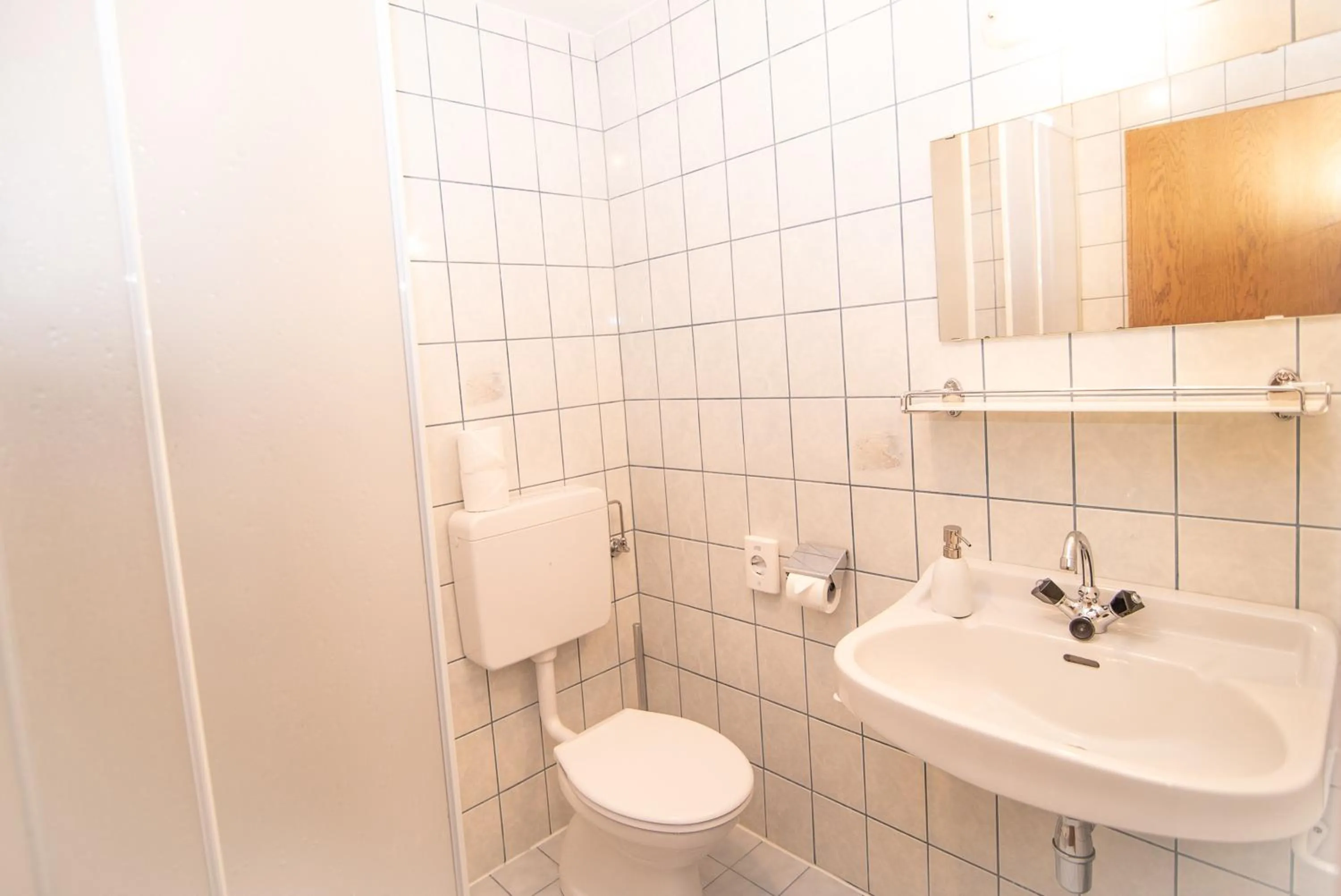 Shower in Appartement Haus Moser