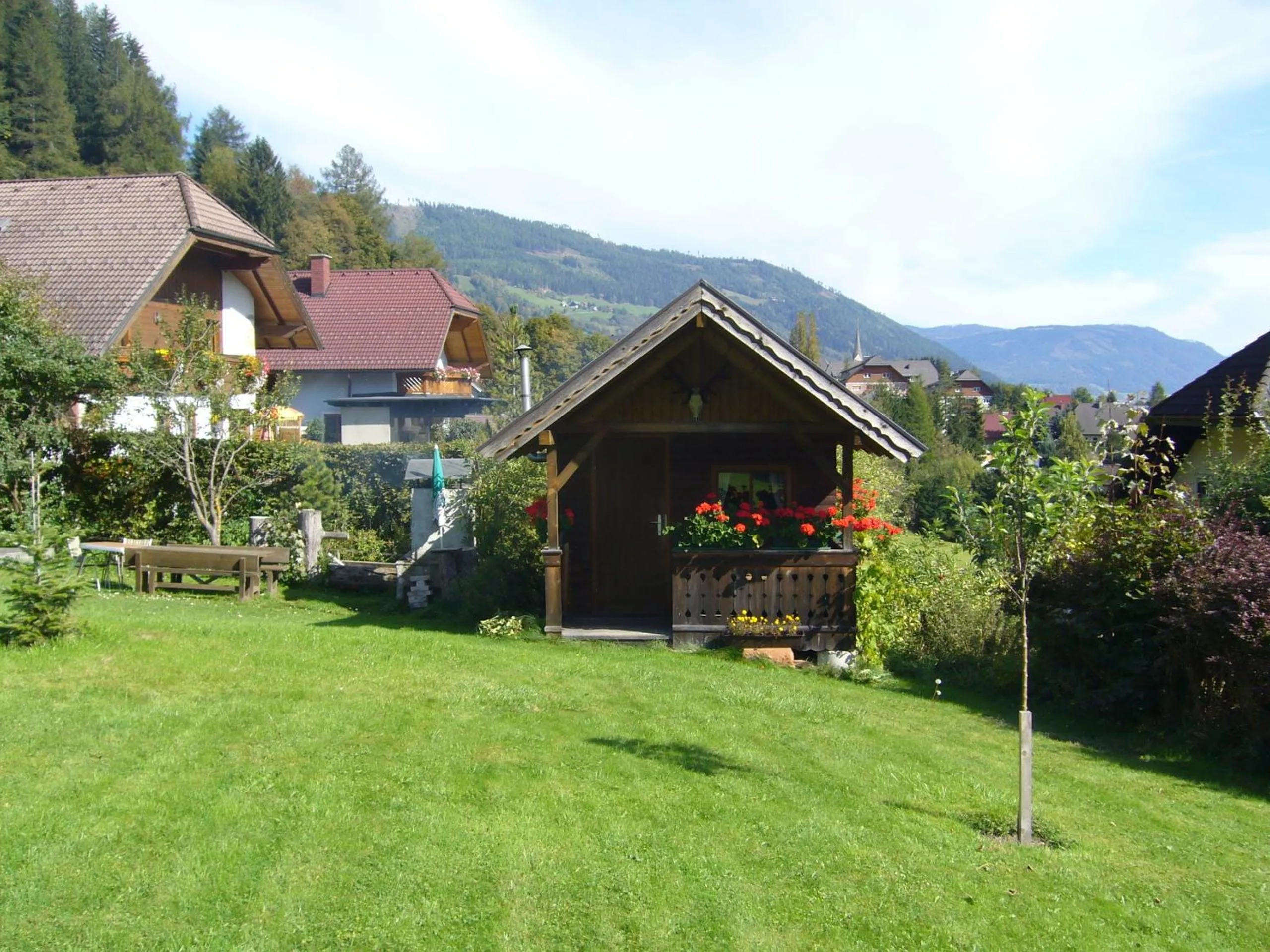 Garden view in Appartement Haus Moser