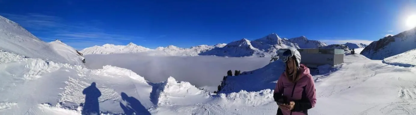 Skiing in Appartement Haus Moser