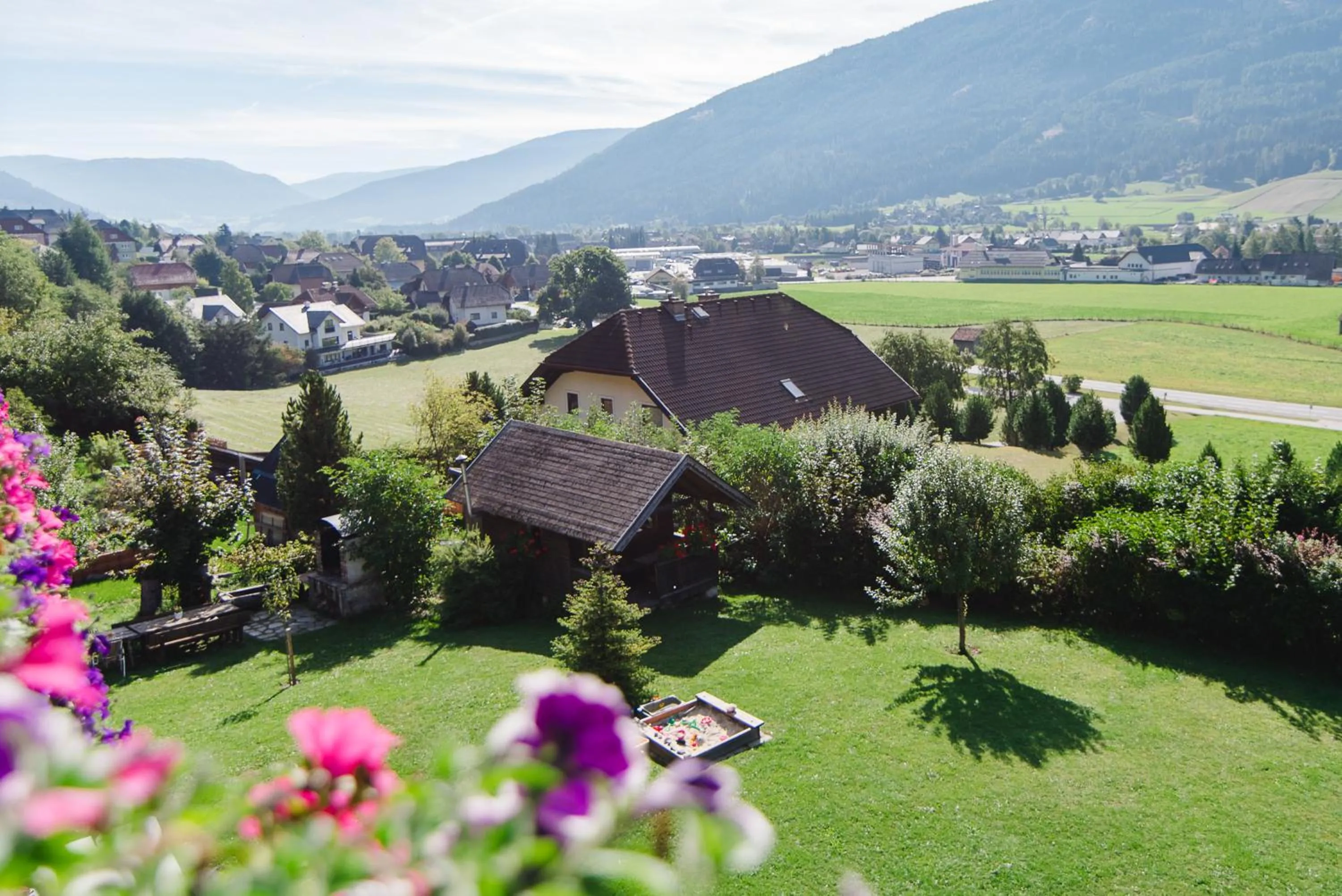 Garden view in Appartement Haus Moser