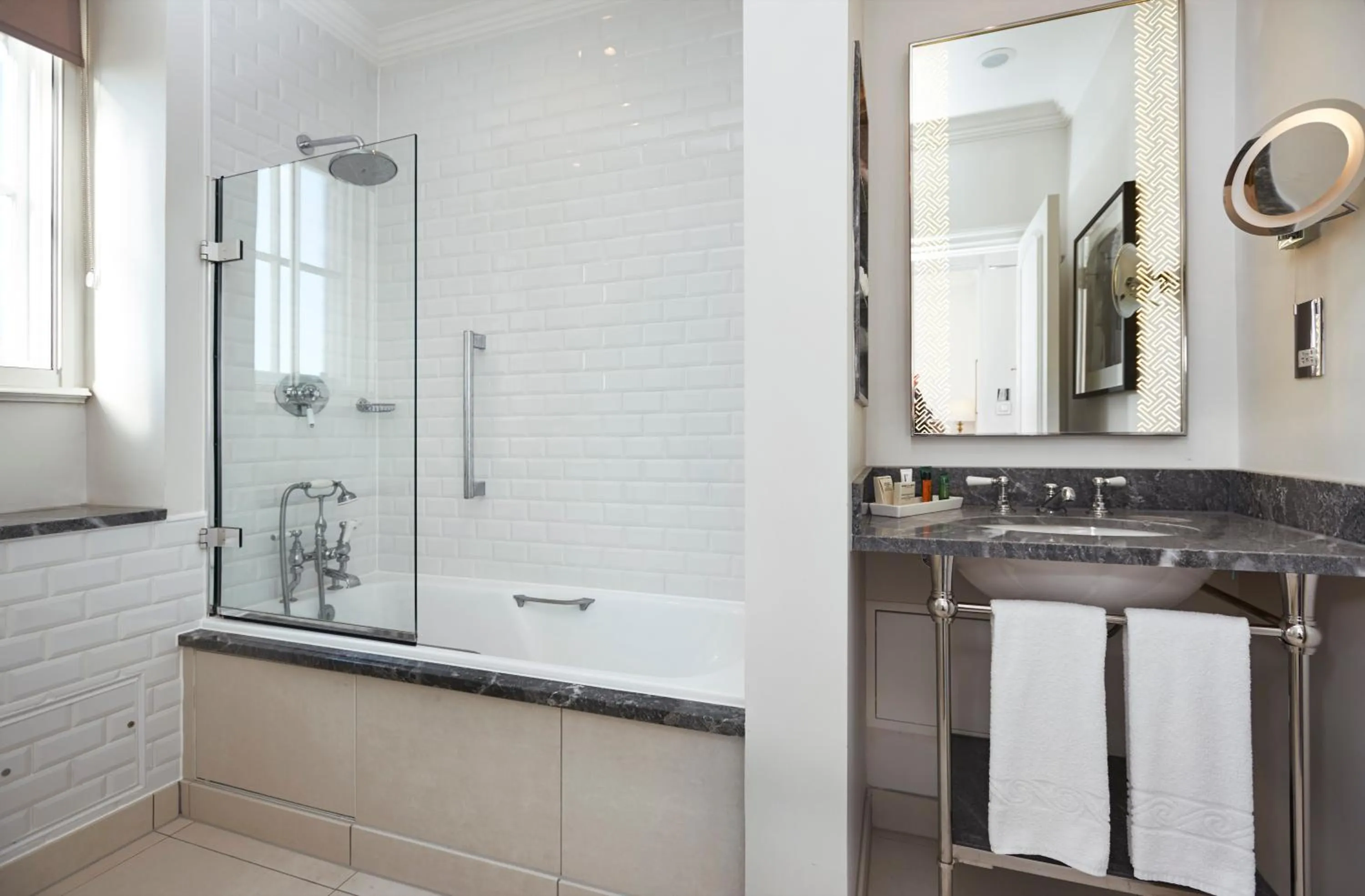 Bathroom in The Waldorf Hilton