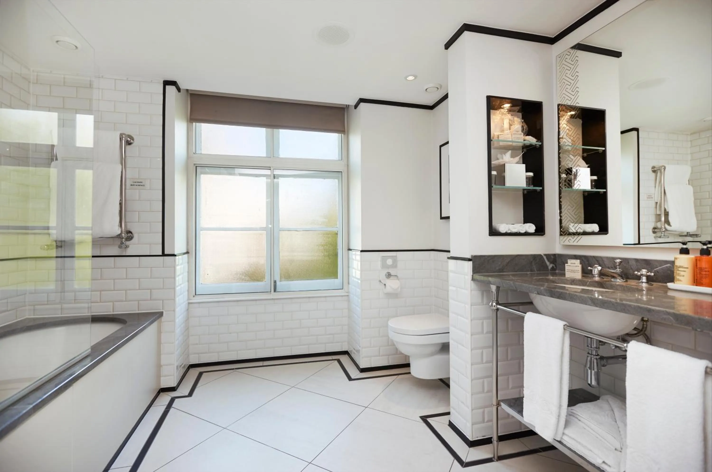 Bathroom in The Waldorf Hilton