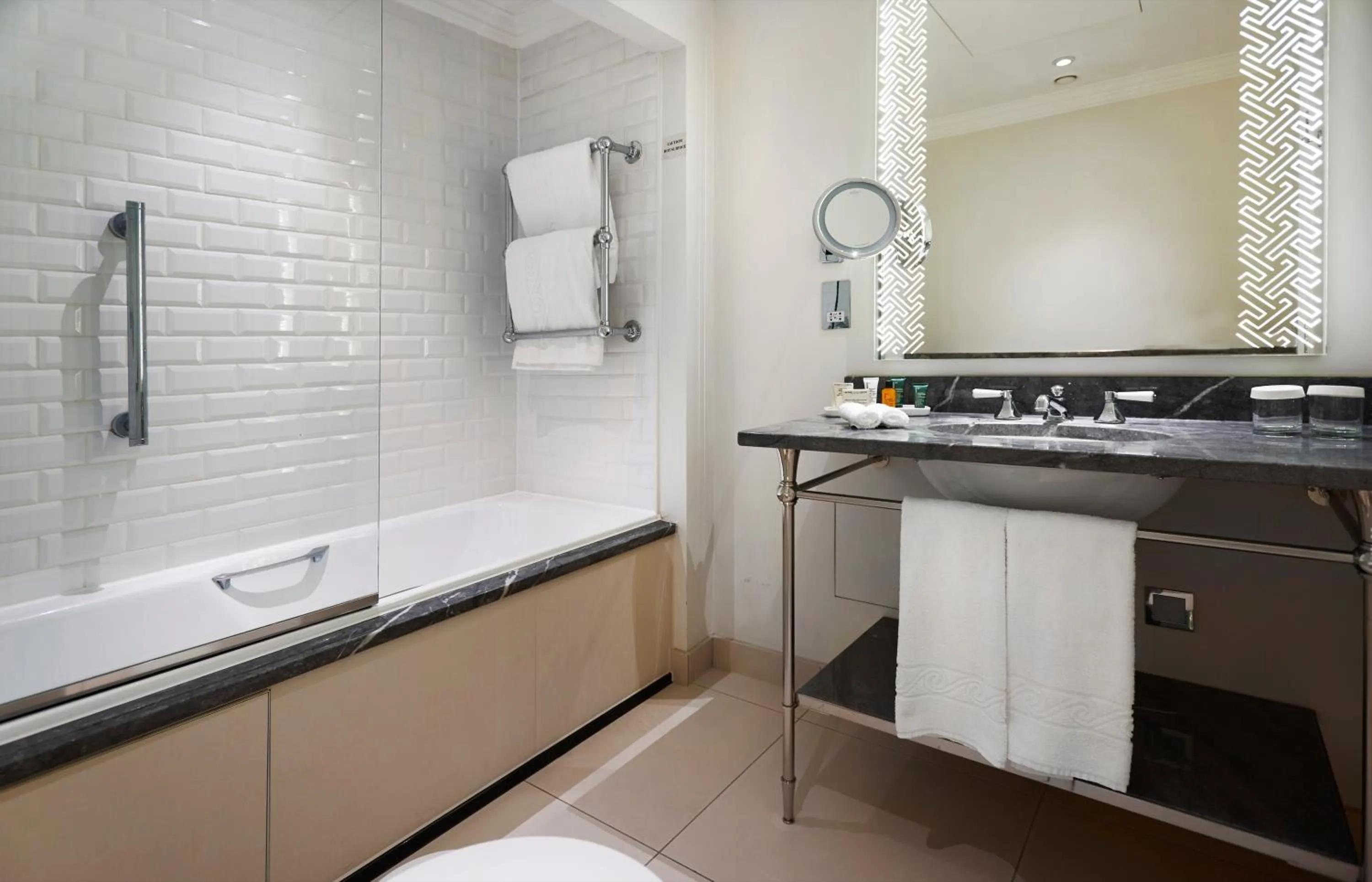 Bathroom in The Waldorf Hilton