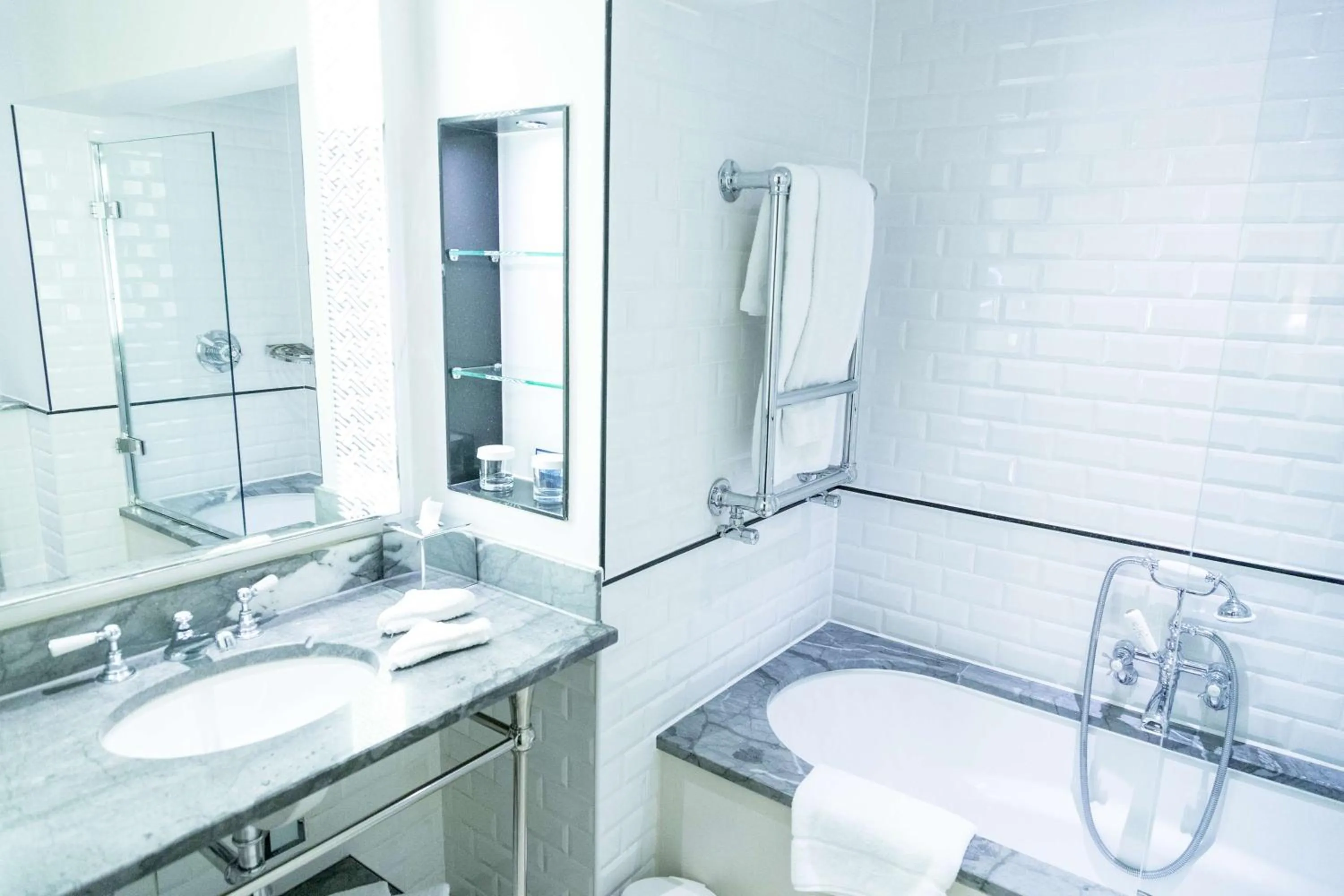 Bathroom in The Waldorf Hilton